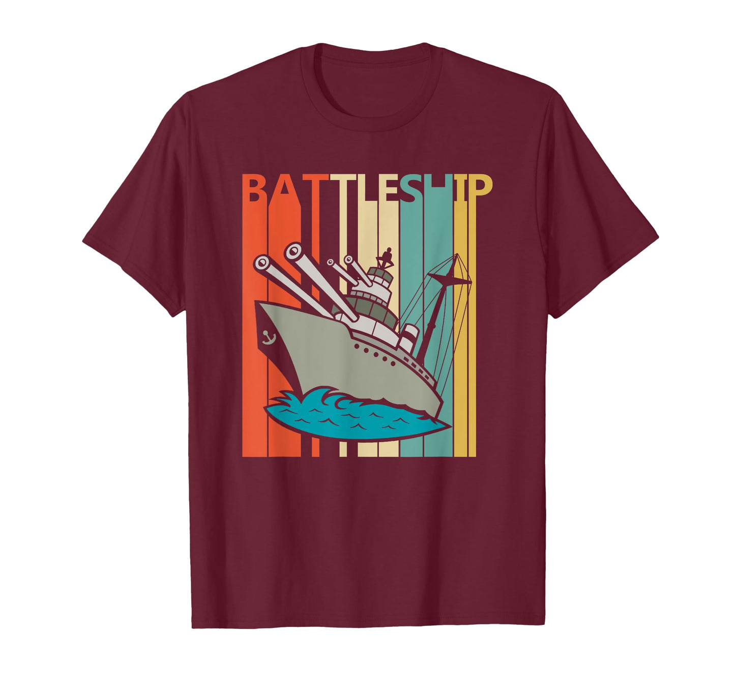 Vintage Battleship T-Shirt - Armored Warship Shirt T-Shirt