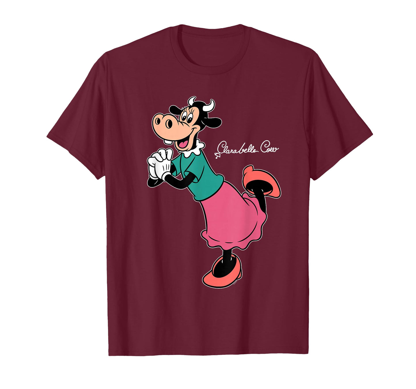 Disney Clarabelle Cow Retro Character Pose Trip Matching T-Shirt