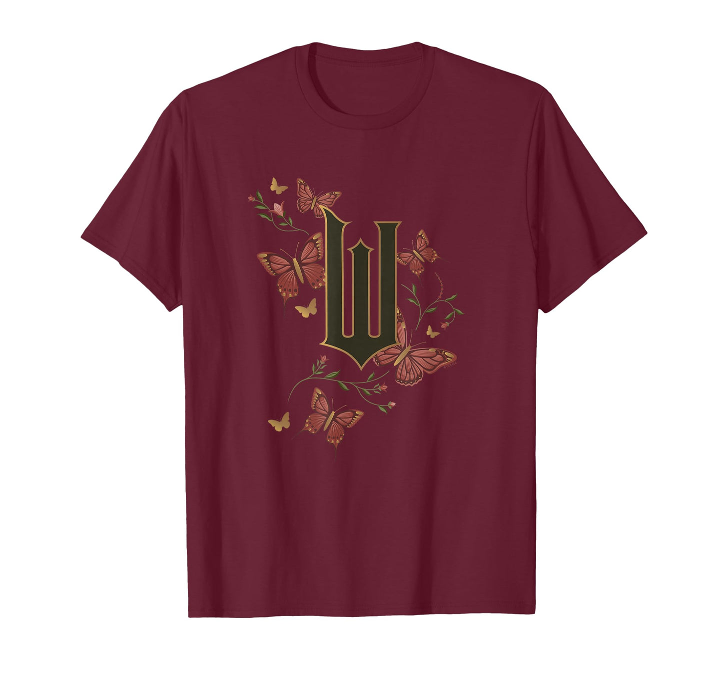 Wicked Movie Logo W Butterfly T-Shirt
