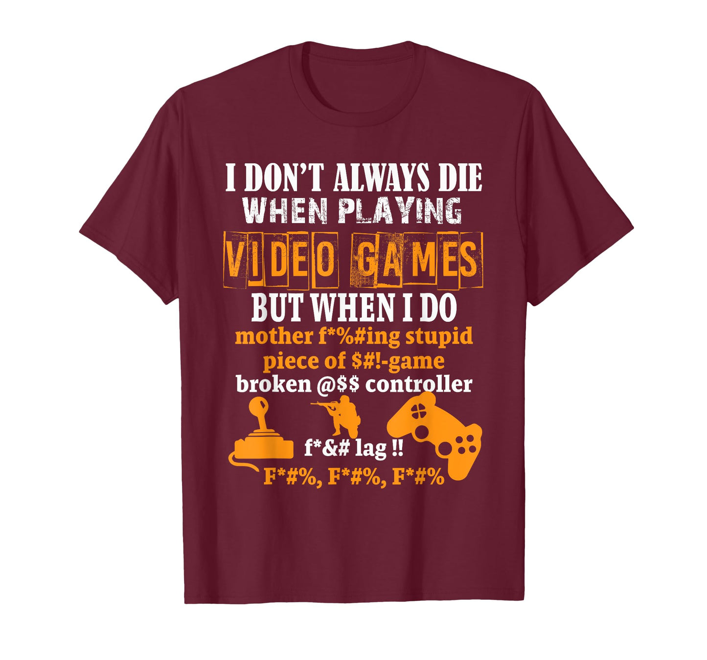 Video Games T-Shirt Funny Gamer Tee for Console Gaming Fans T-Shirt