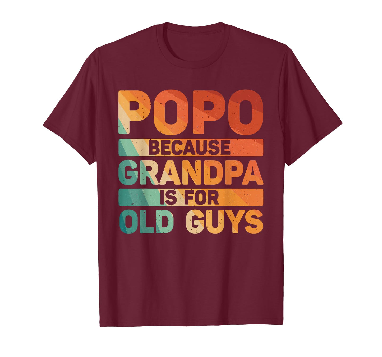Popo Design For Grandpa From Grandkids Father's Day Popo T-Shirt