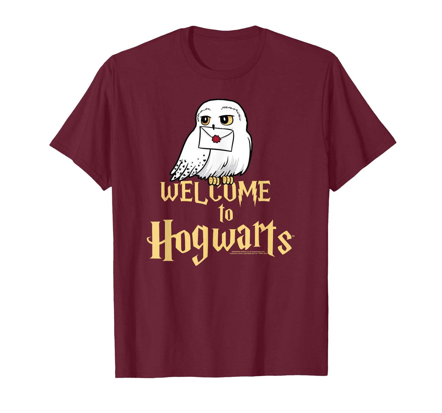 Harry Potter Hedwig Welcome to Hogwarts T-Shirt