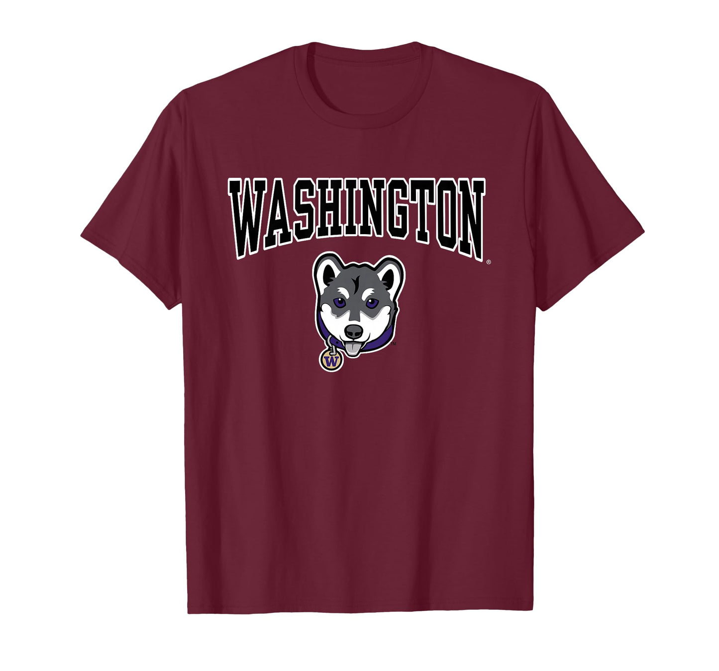Kids Washington Huskies Kid's Mascot Purple Officially Licensed T-Shirt