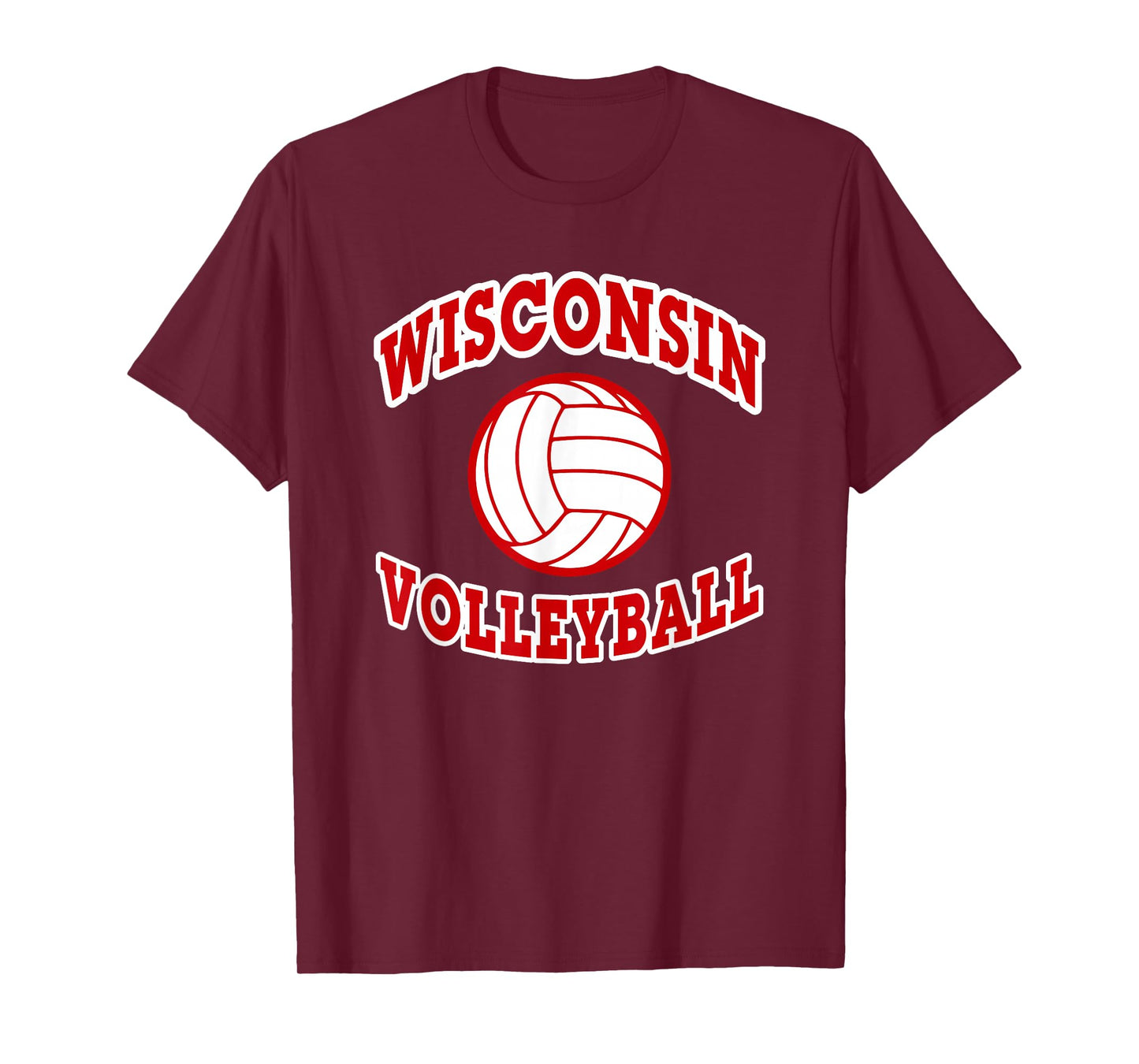 Wisconsin Volleyball Classic Style T-Shirt