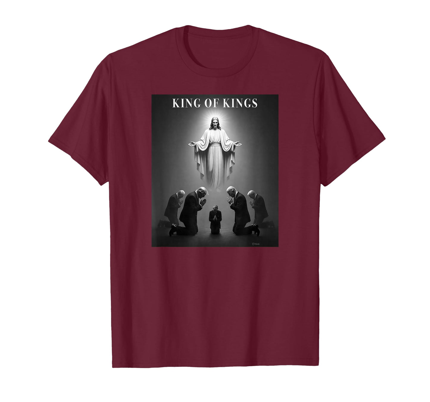 Christ Reigns No Earthly Kings Revelation Christian Art T-Shirt