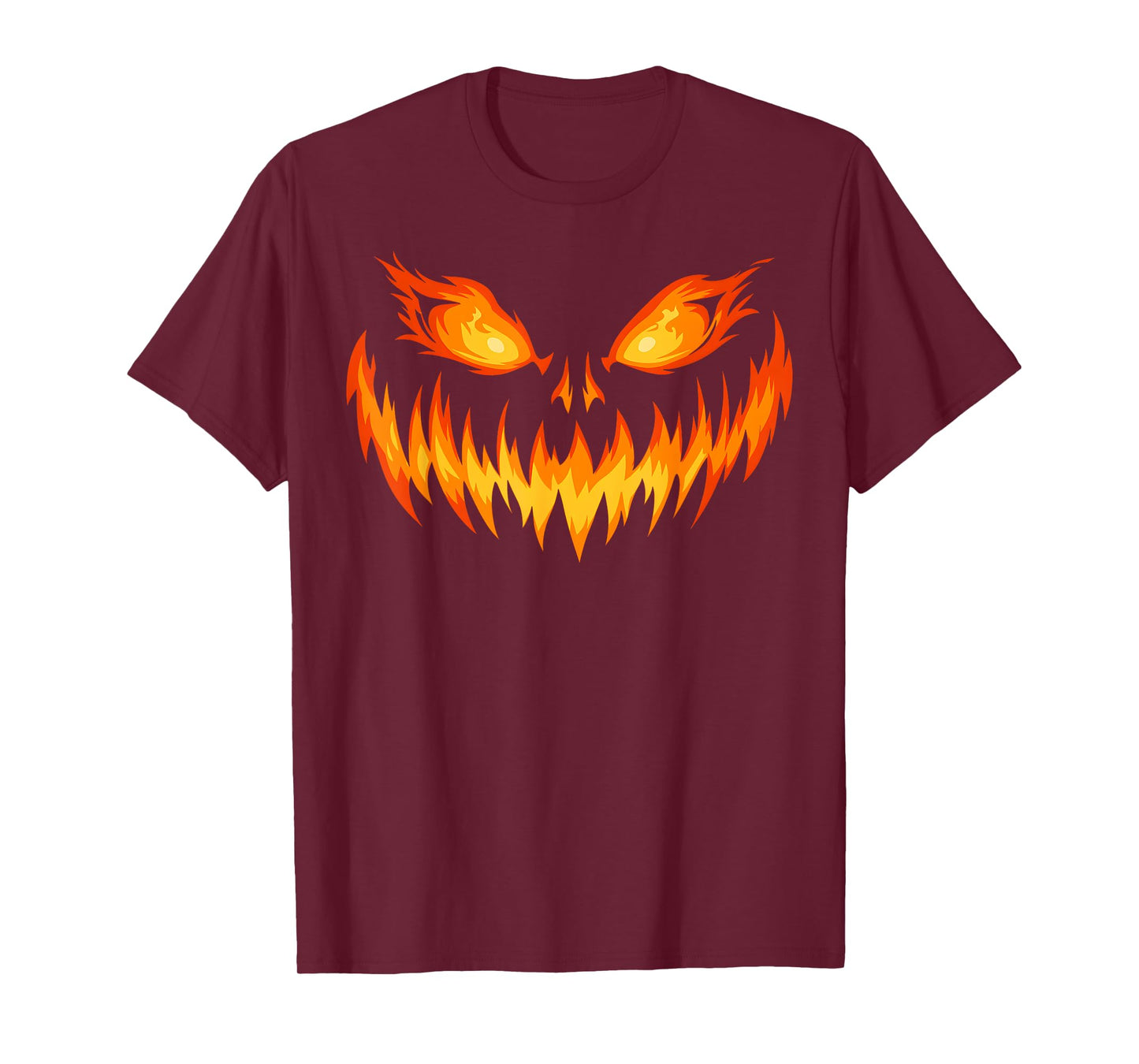 Pumpkin Jack O Lantern Face Men Women Kids Halloween Costume T-Shirt