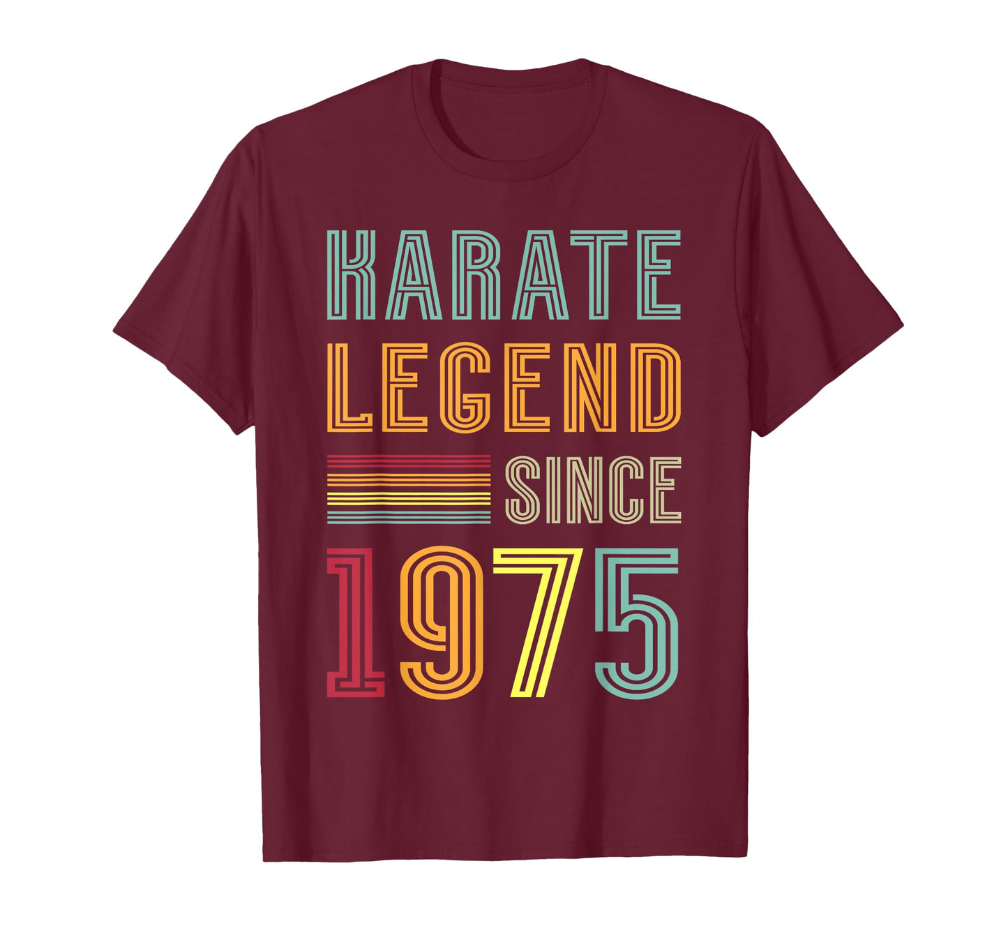 Karate Legend 1975 50 Year Sport Coach 50th Birthday Karate T-Shirt
