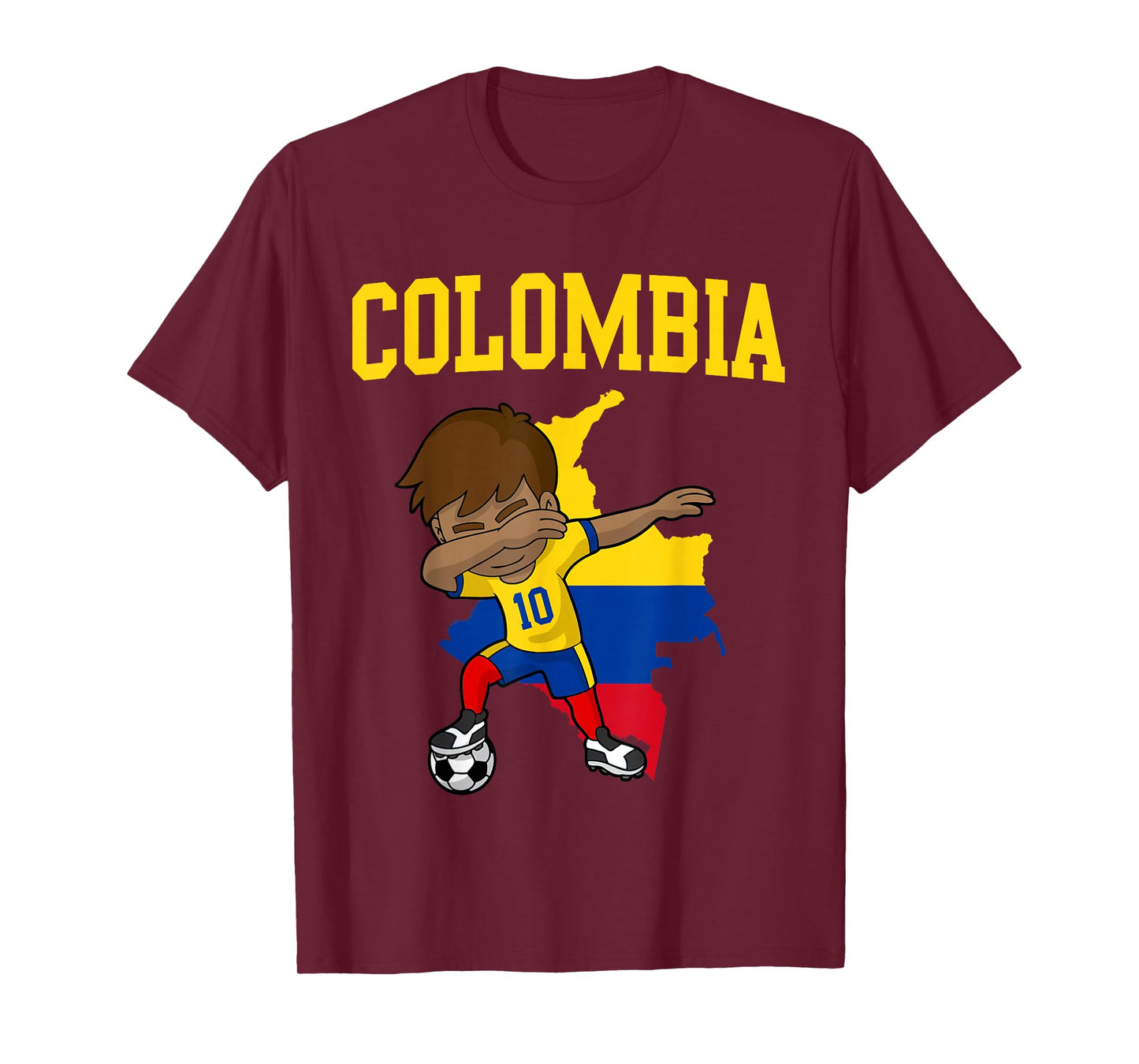 Colombia Soccer Colombian Football Dabbing T-Shirt