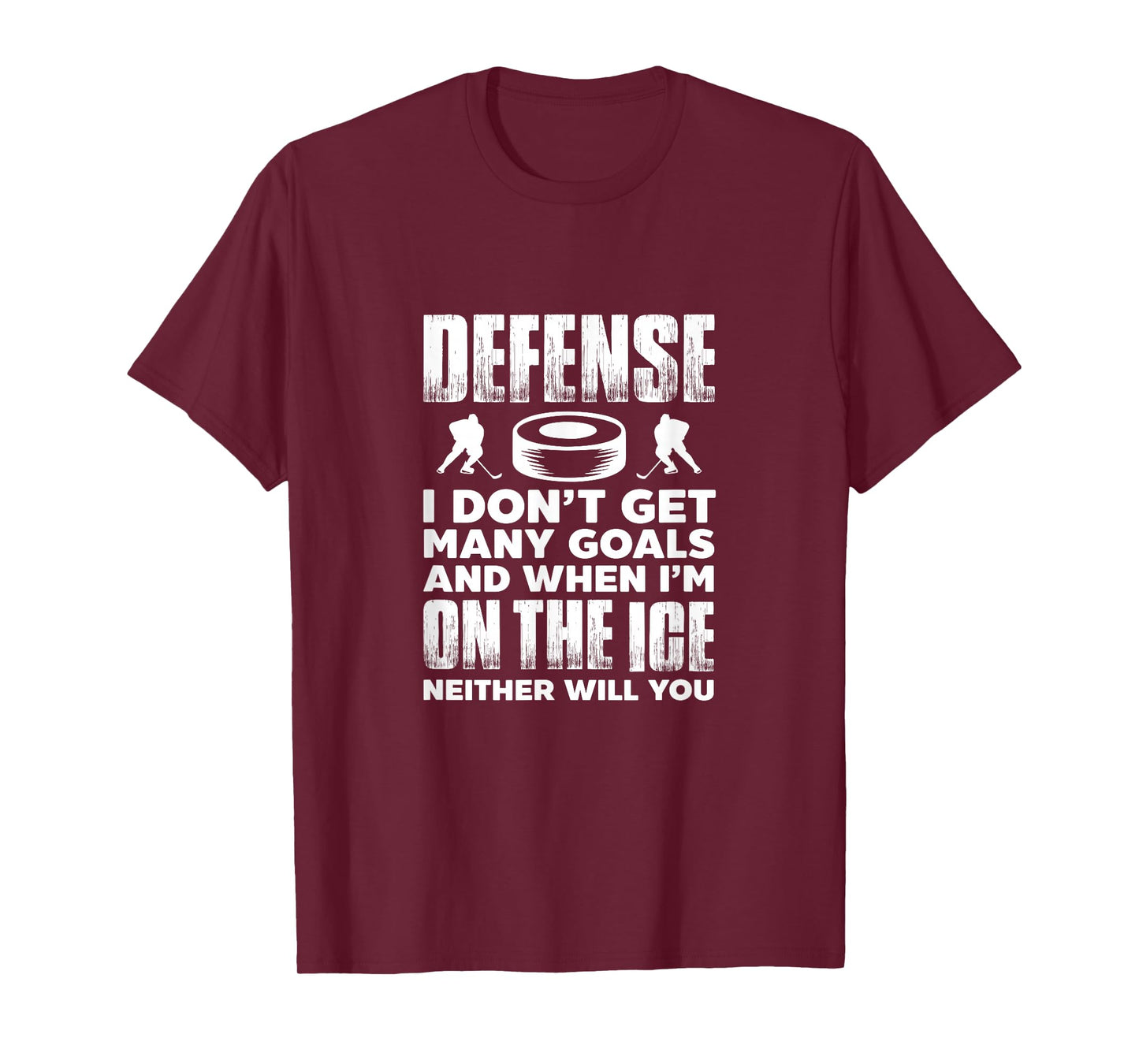 Ice Hockey Player Goalie Defense I Don't Get Many Goals T-Shirt