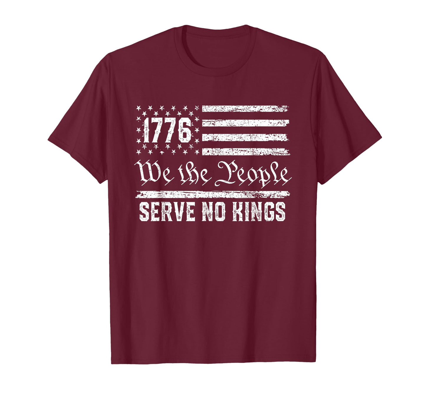 We The People Serve No Kings Shirt No King Patriotic Freedom T-Shirt