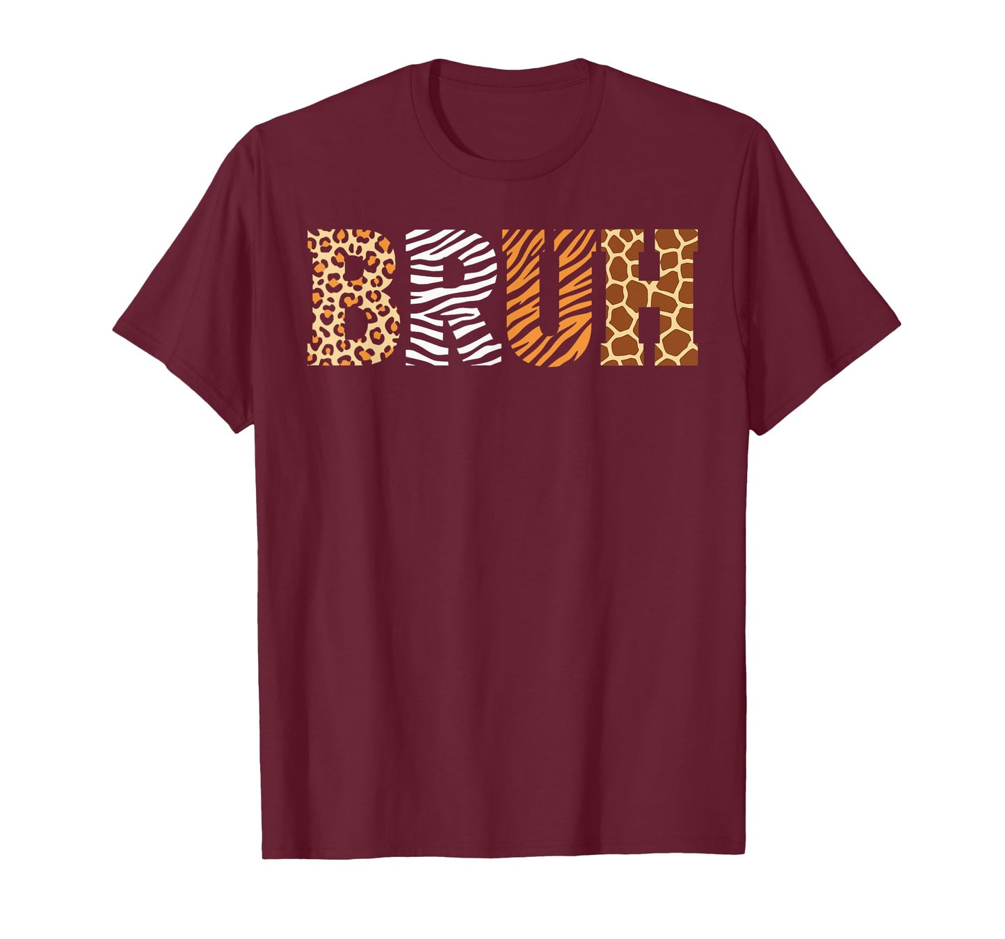 Bruh Zookeeper Safari Animal Print Costume Girls Boys Zoo T-Shirt