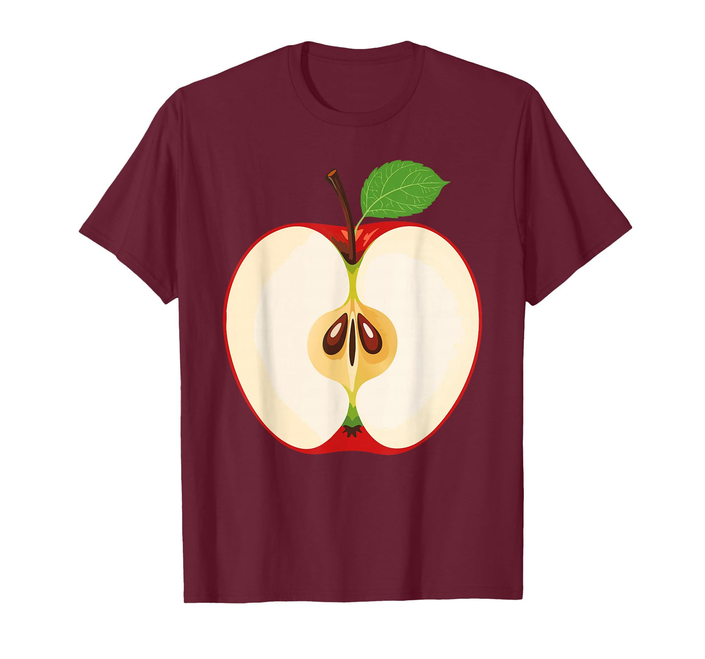 Red Apple Shirt Adult Men Women Kids Apple Costume T-Shirt