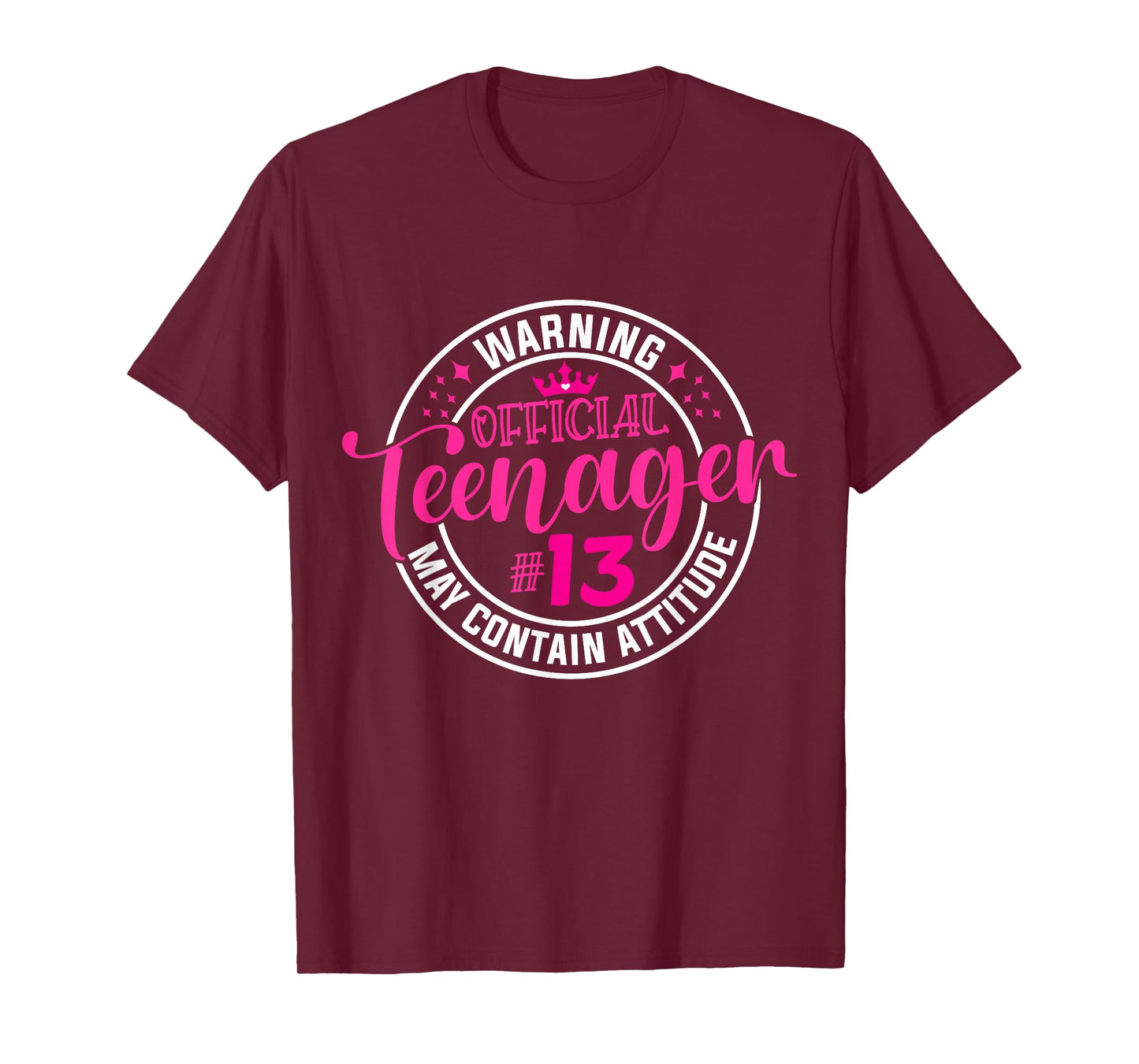 13th Birthday Girl Official teenager 13 Year Old Birthday T-Shirt