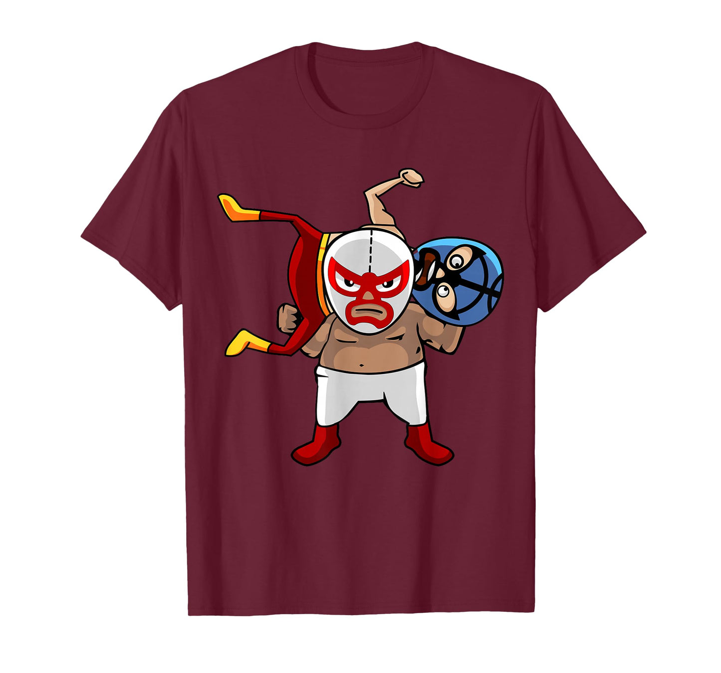 Cool Mexican Wrestling Lucha Libre Mask - Retro Legend T-Shirt