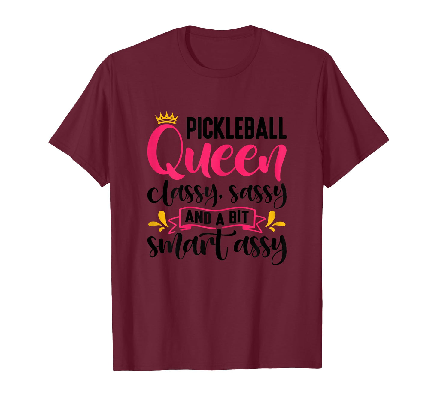 Funny Pickleball Queen Graphic for Women Pickleball Player T-Shirt