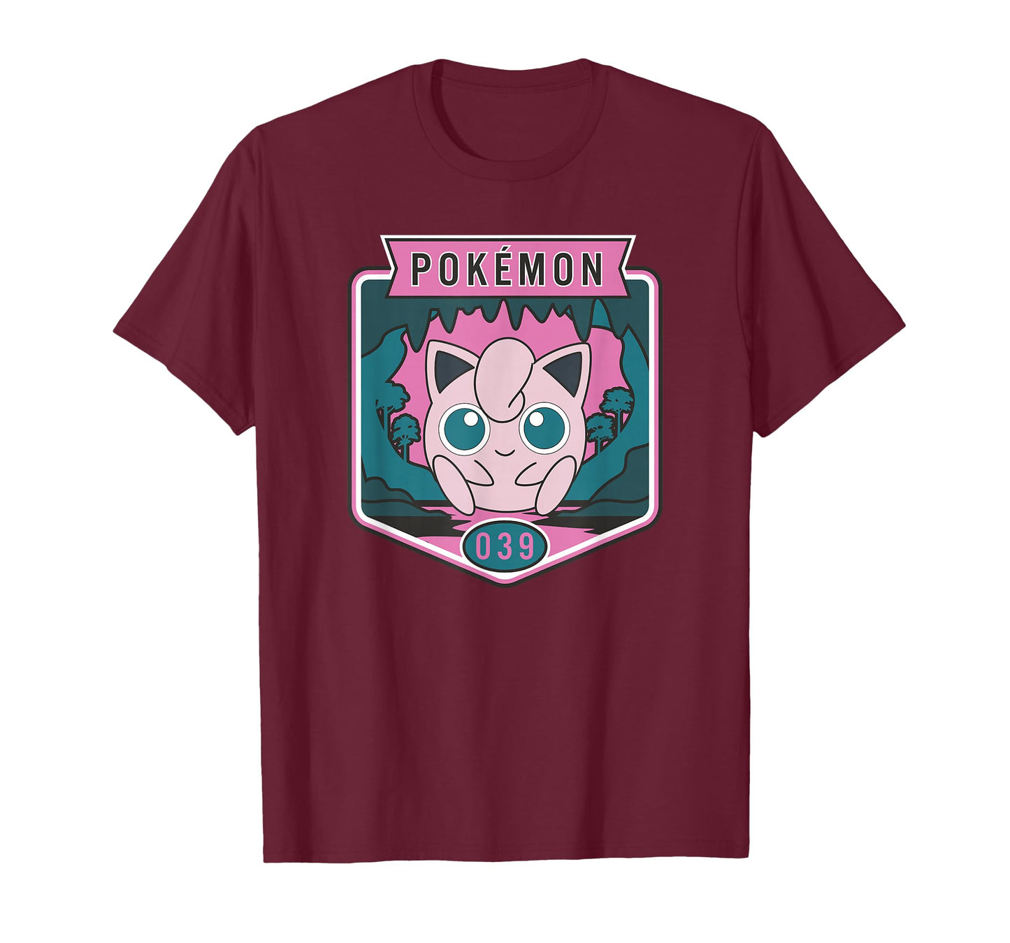 Pokémon 039 Jigglypuff Outdoor Adventures Forest Park Badge T-Shirt