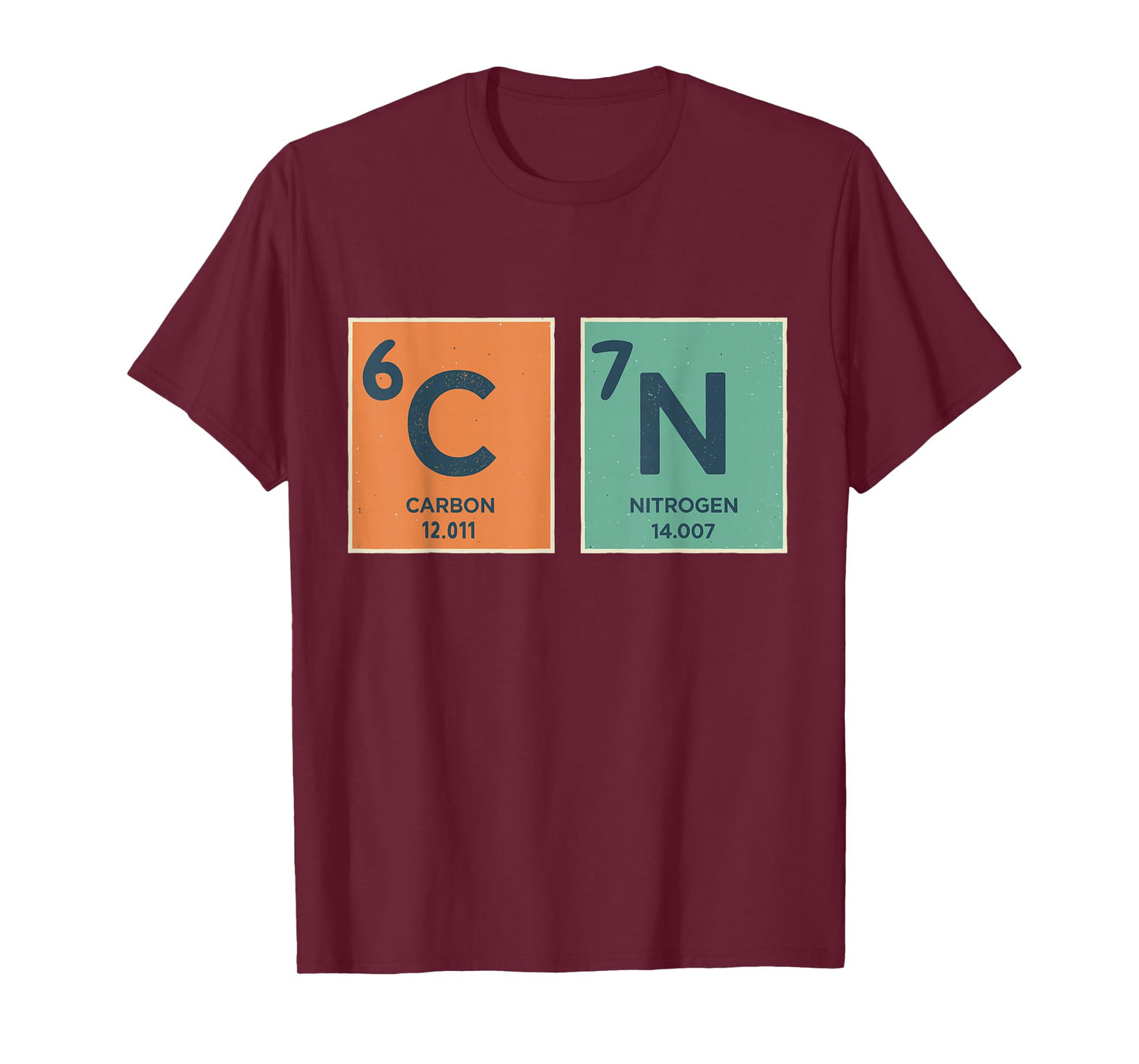 Retro Vintage Funny 6 7 Meme Science Teacher Periodic Table T-Shirt