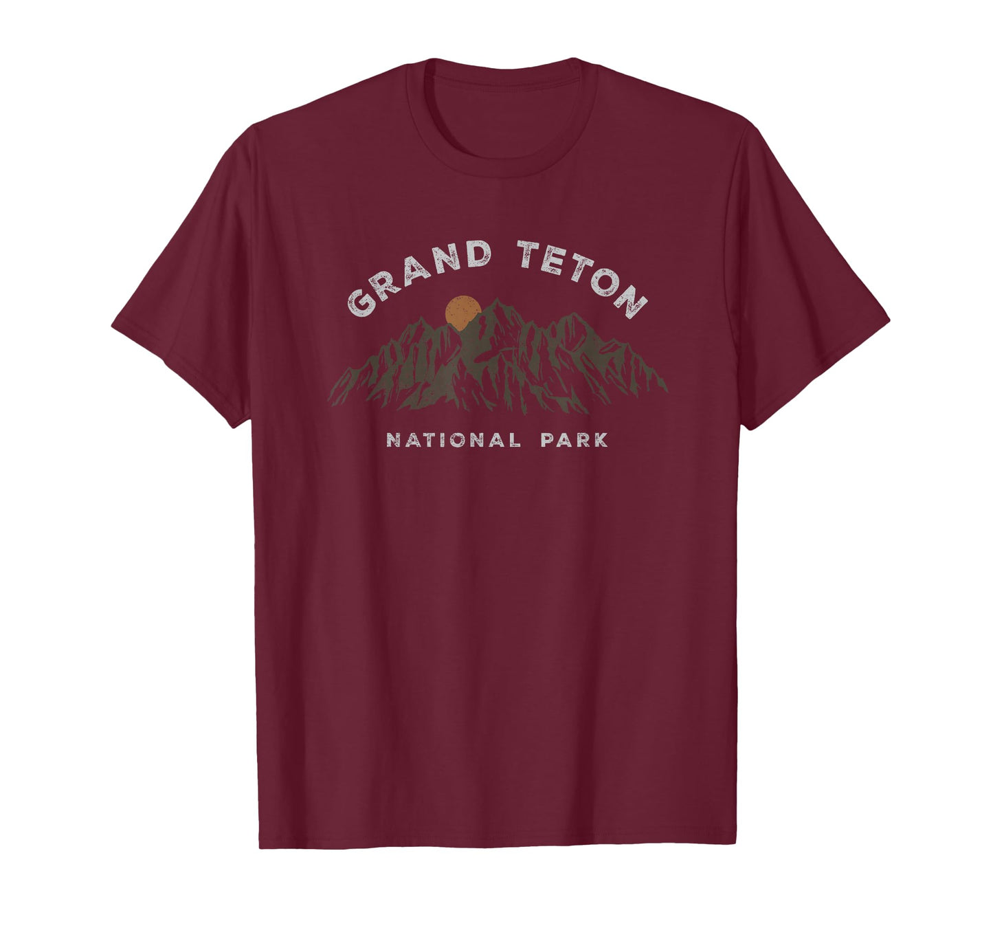 Grand Teton National Park Mountains Vintage Hiking Souvenir T-Shirt