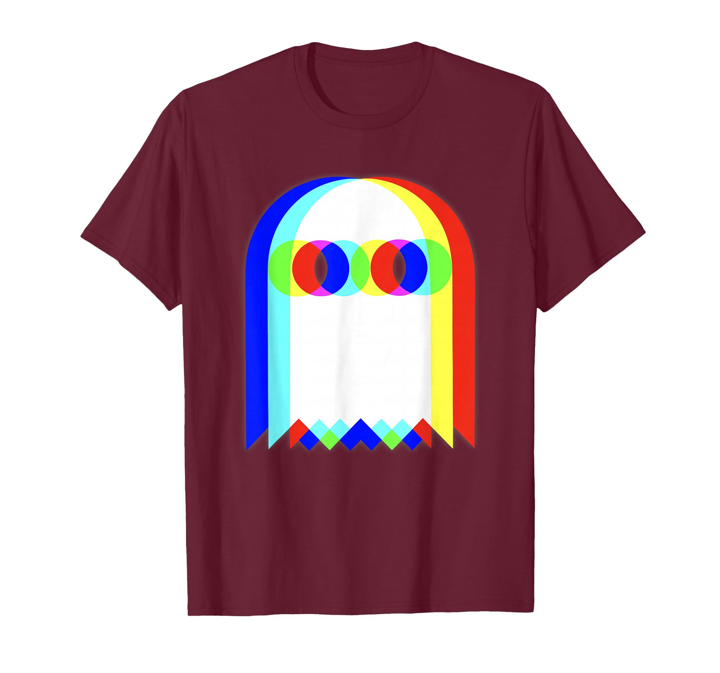 Threadrock Vaporwave Psychedelic Ghost Retro Halloween Techno EDM Unisex Adults Kids T-Shirt