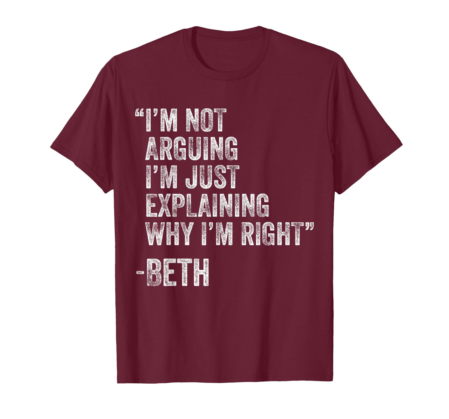 Beth Quote Funny Birthday Custom Name Idea Engineer T-Shirt