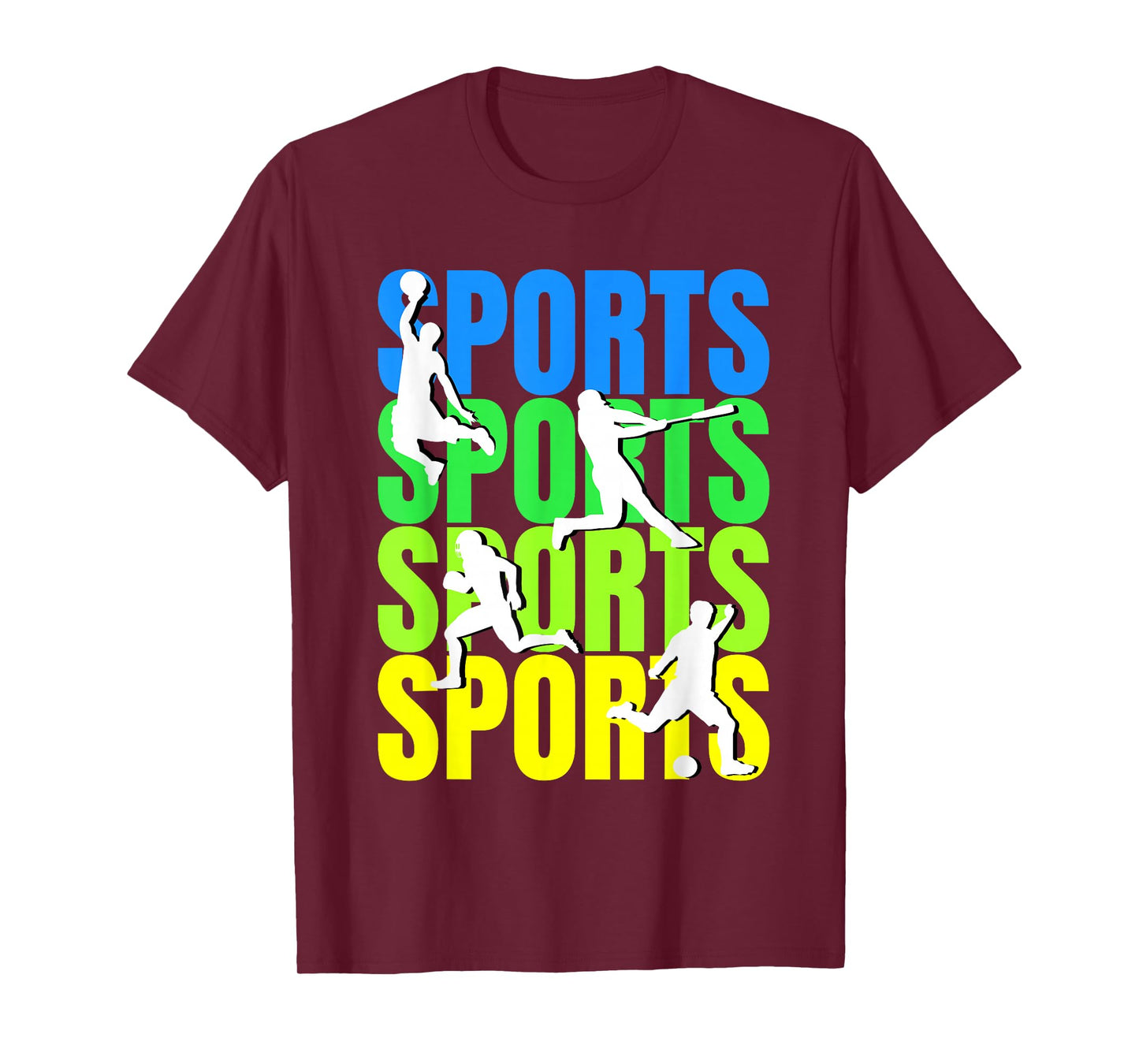 Multi-Sport Enthusiast - Basketball Baseball Soccer Football T-Shirt