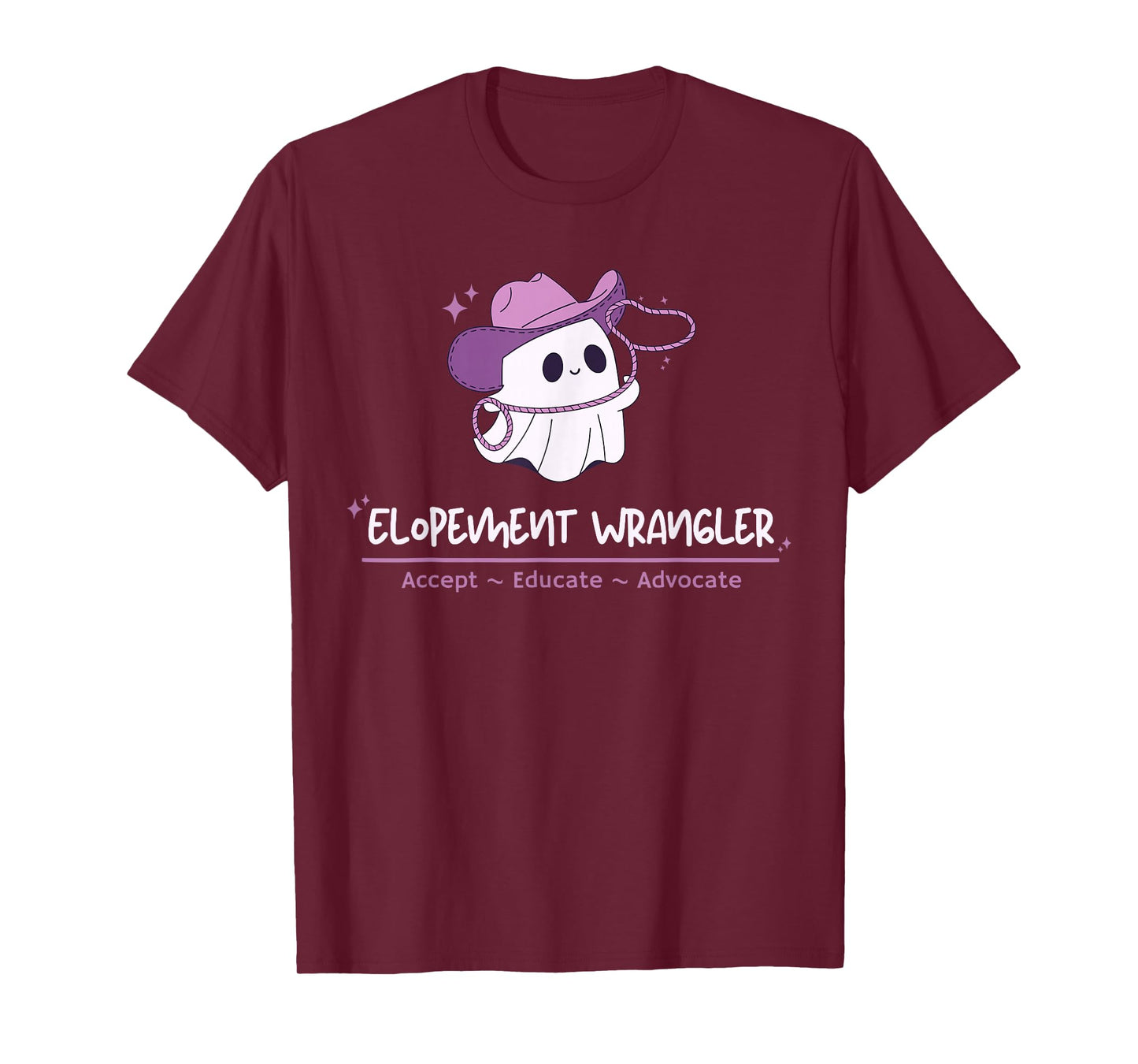 Elopement Wrangler ABA Therapy Ghost Halloween SPED Teacher T-Shirt