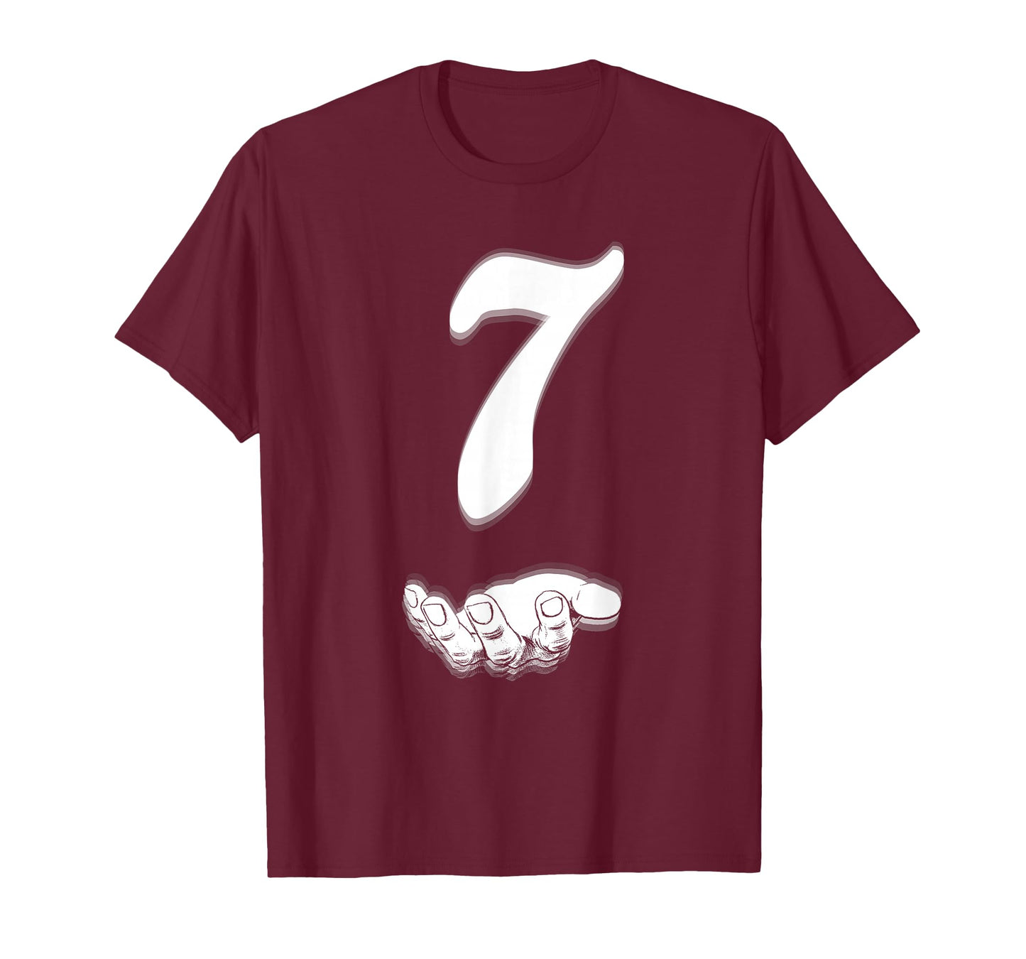 Funny Six Seven Meme 6 7 Halloween Costume Matching 7 T-Shirt