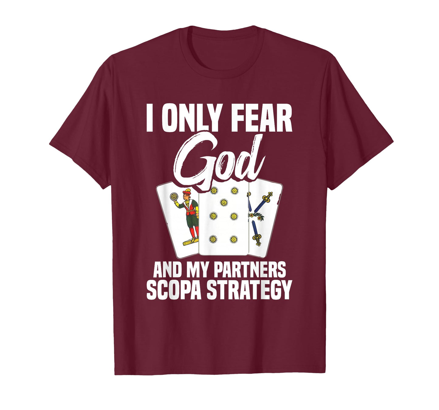 Scopa Lover Italian Card Game Enthusiast Strategy Scopa T-Shirt