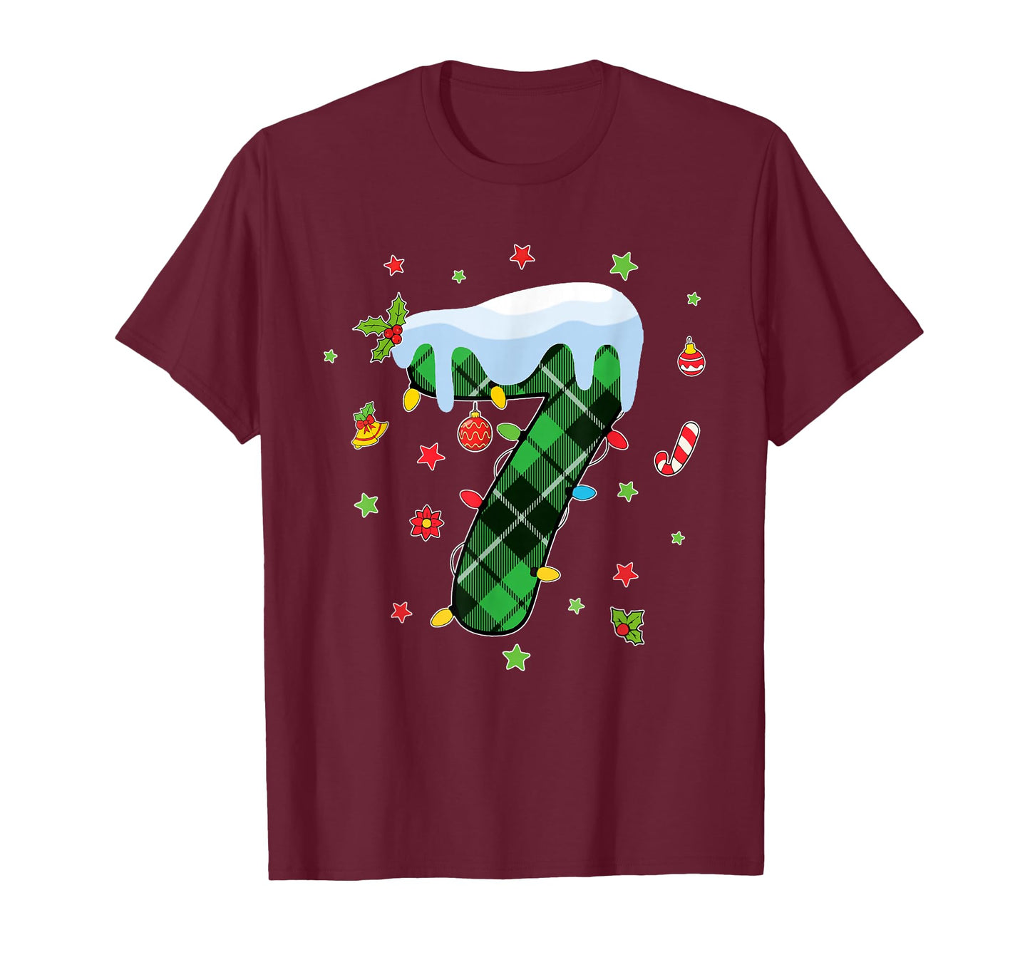 Number 67 Matching Christmas 6 7 Six Seven 6 7 Meme Couples T-Shirt