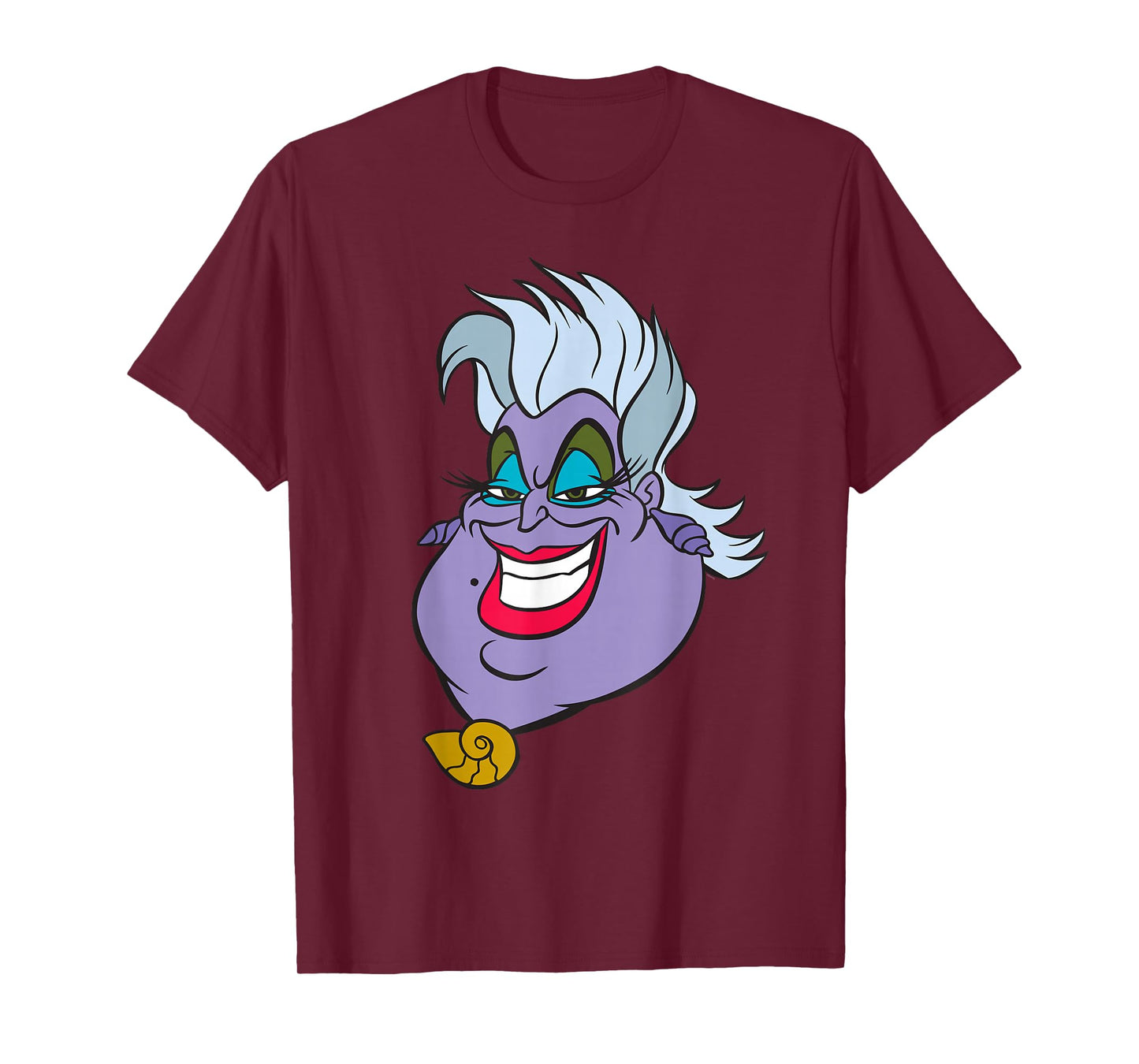 Disney Villains The Little Mermaid Ursula Big Face Costume T-Shirt
