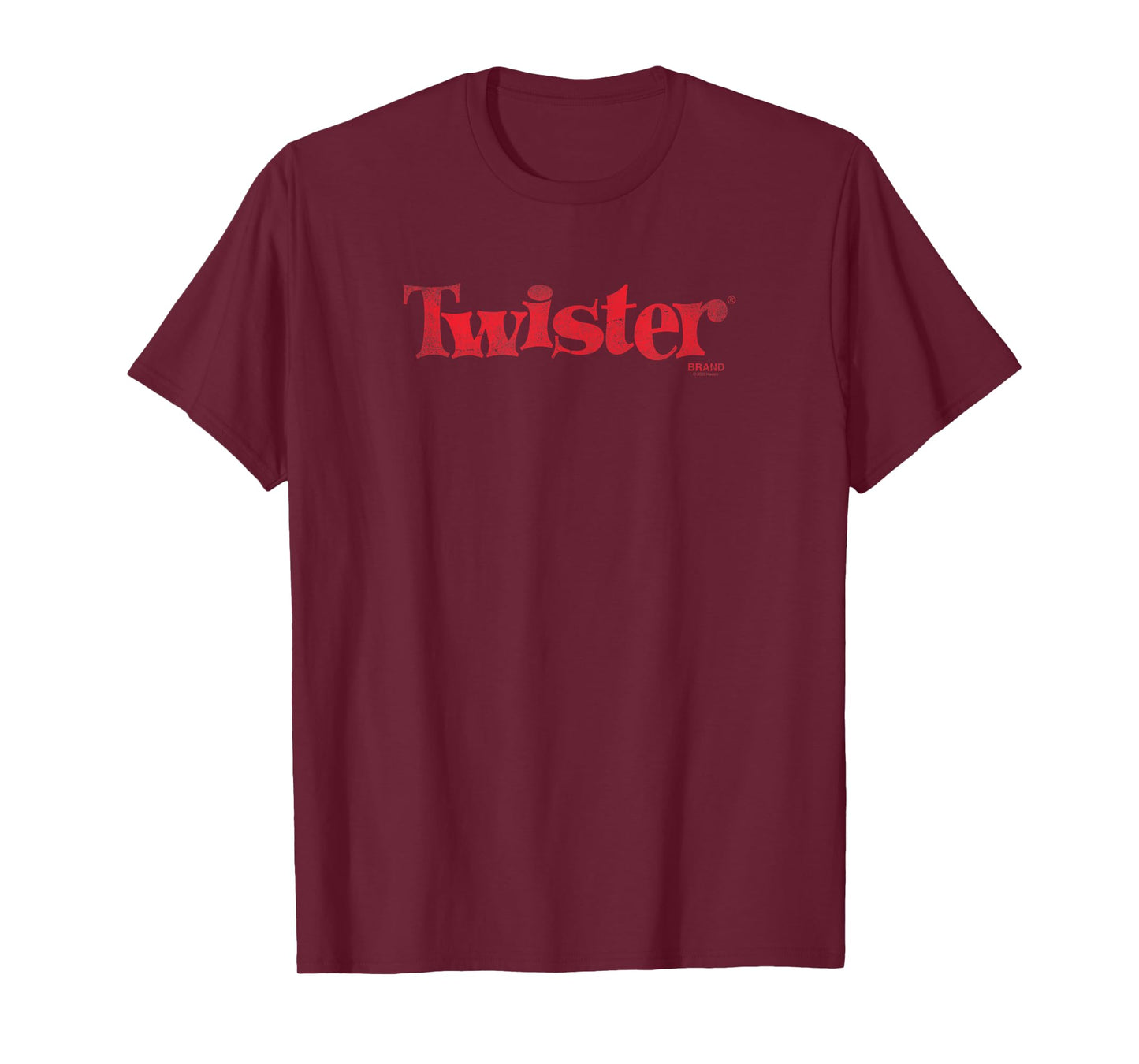 Twister Red Distressed Classic Logo T-Shirt