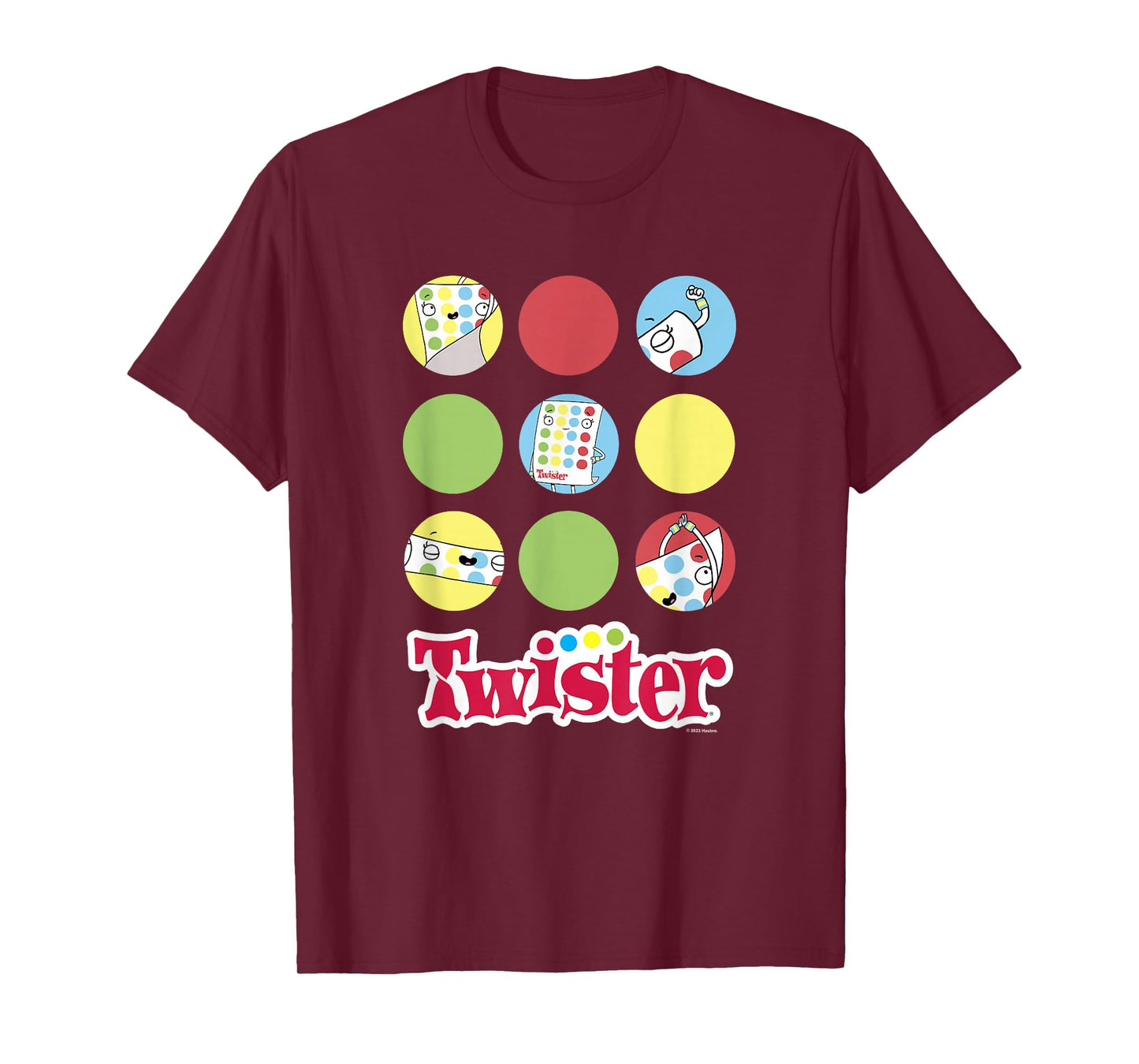 Twister Vintage Retro Classic Game Instruction Panel T-Shirt