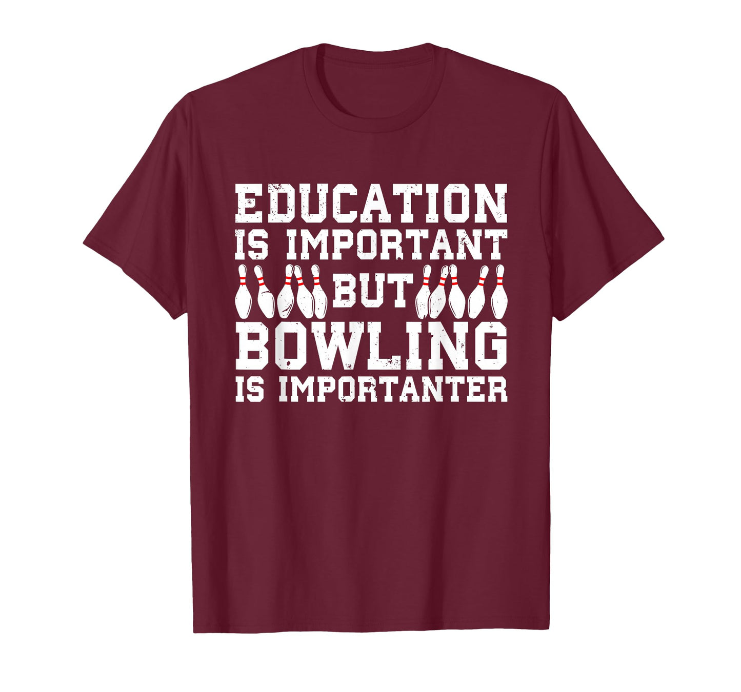Bowling Art For Men Women Bowling Lover Pin Target Bowlers T-Shirt
