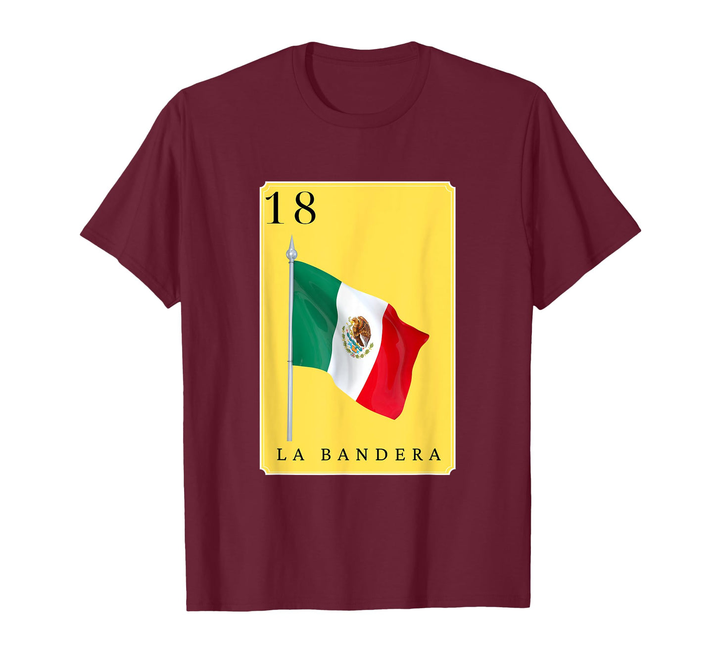 La Bandera Funny Spanish-Mexican Bingo Cards La Bandera T-Shirt