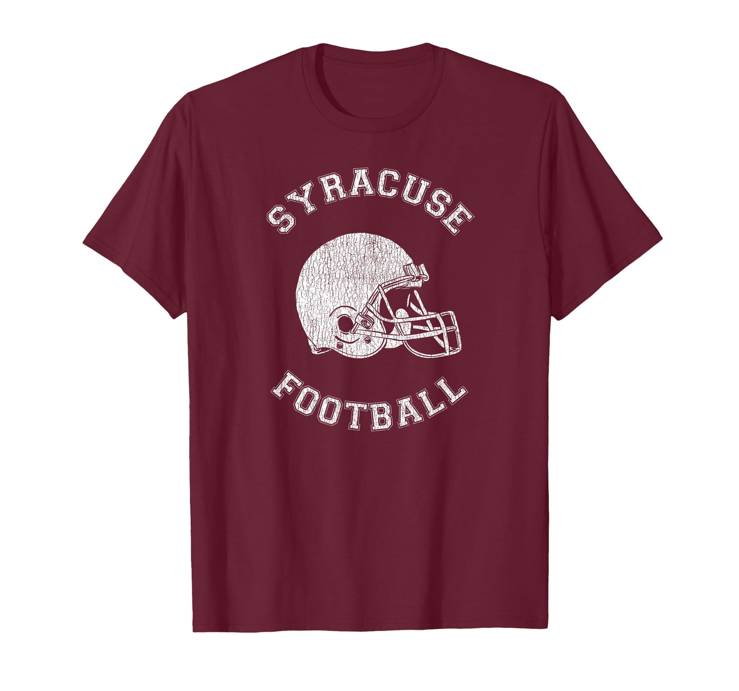 Syracuse Football Distressed 1980's Retro P.E.Dept Style T-Shirt