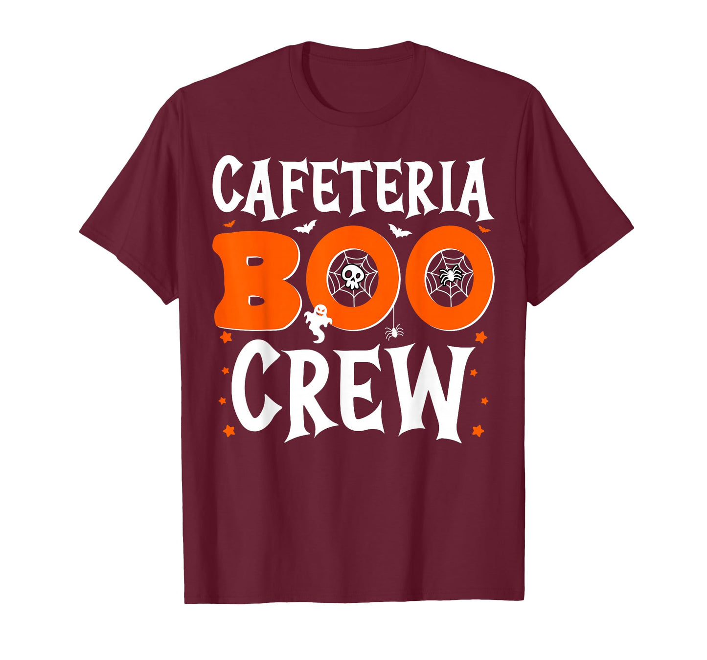 Cafeteria Boo Crew Lunch Lady Spooky Halloween Costume T-Shirt