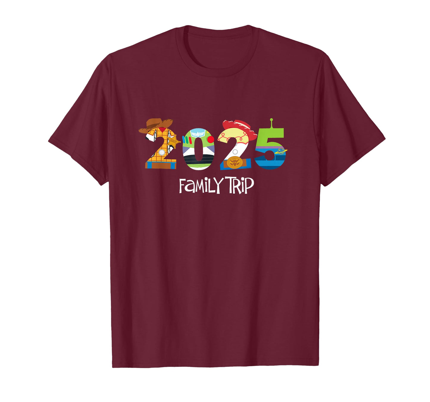 Disney and Pixar's Toy Story "2025 Family Trip" Vacation T-Shirt