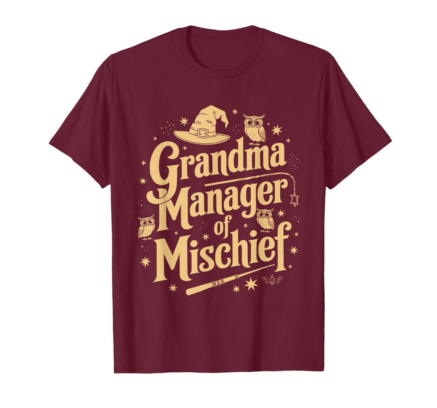 Funny Women Magical Grandma Manager of Mischief Mother's day T-Shirt