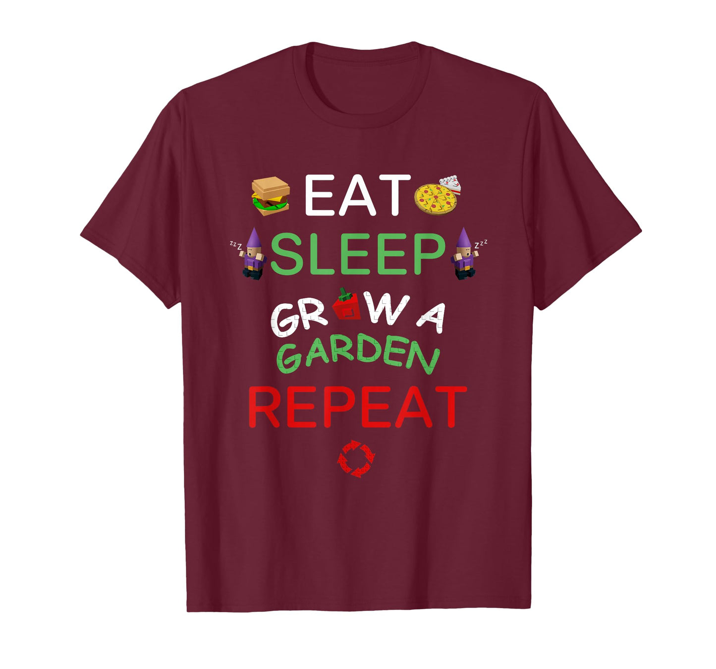 Eat Sleep Grow A Garden Repeat Player T-Shirt