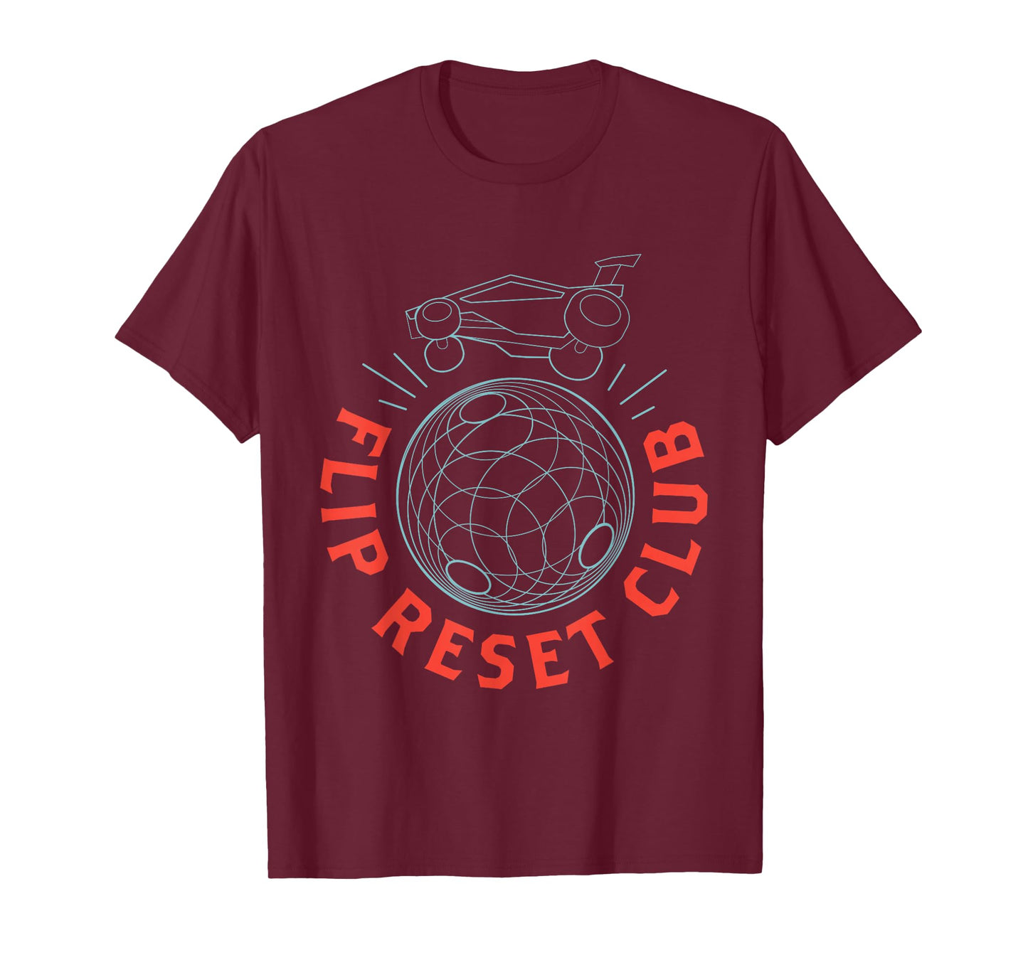 Simple Rocket Soccer League, Flip Reset Club, Clean Design T-Shirt