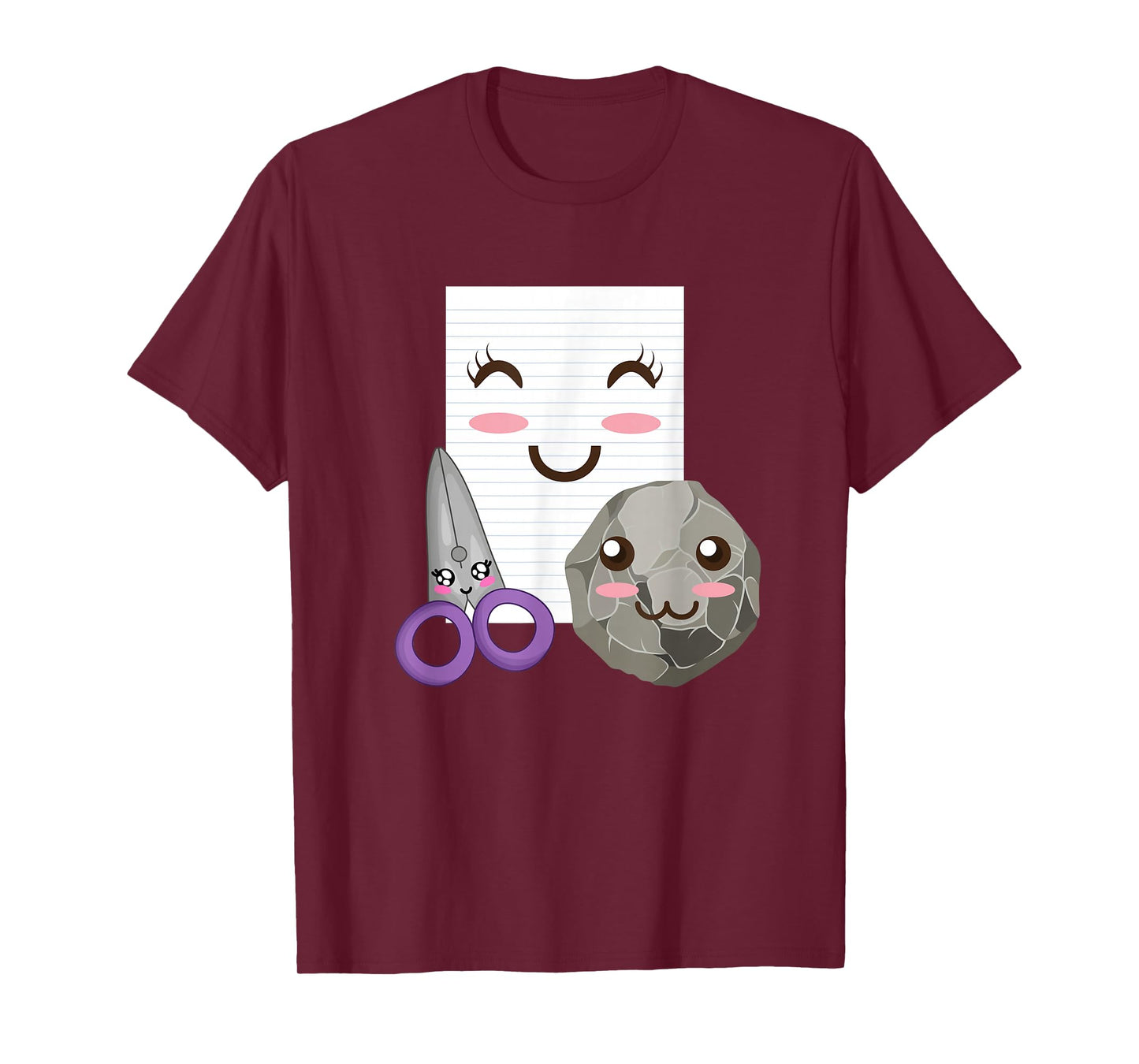 Rock Paper Scissors Shirt Funny Group Halloween Costumes T-Shirt