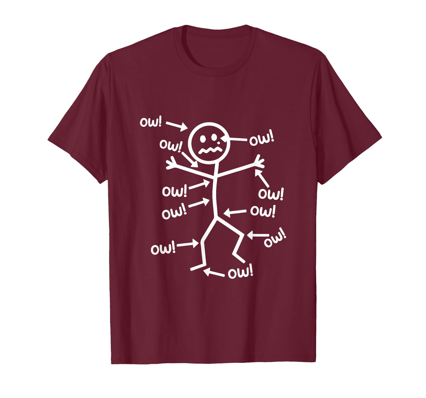 Funny Ow Ow Ow Ow Ow Ow Ow Character For Boys Girls Women T-Shirt