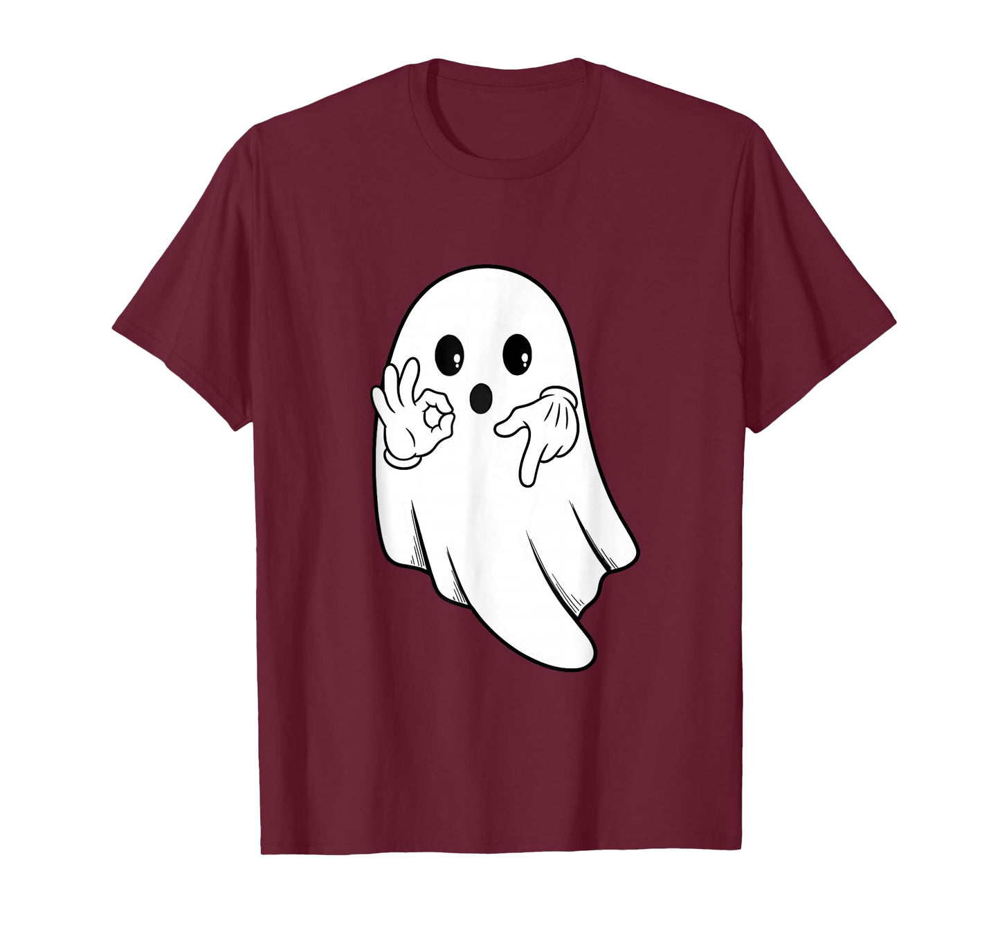Funny six Seven 6 7 Meme gen Alpha Slang Halloween Ghost T-Shirt