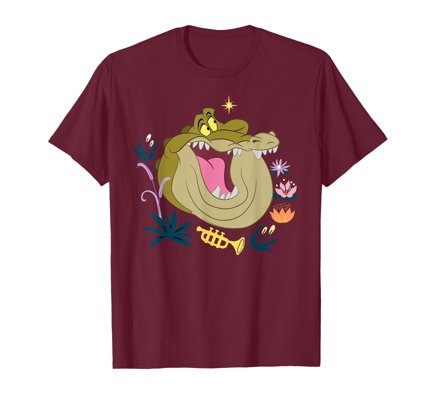 Disney Princess and the Frog Louis Gator Big Face Costume T-Shirt