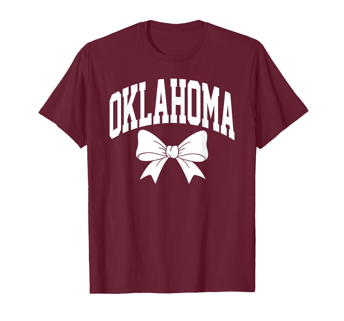 Oklahoma Cute Bow for Women Girls Sisters Daughters Kids T-Shirt