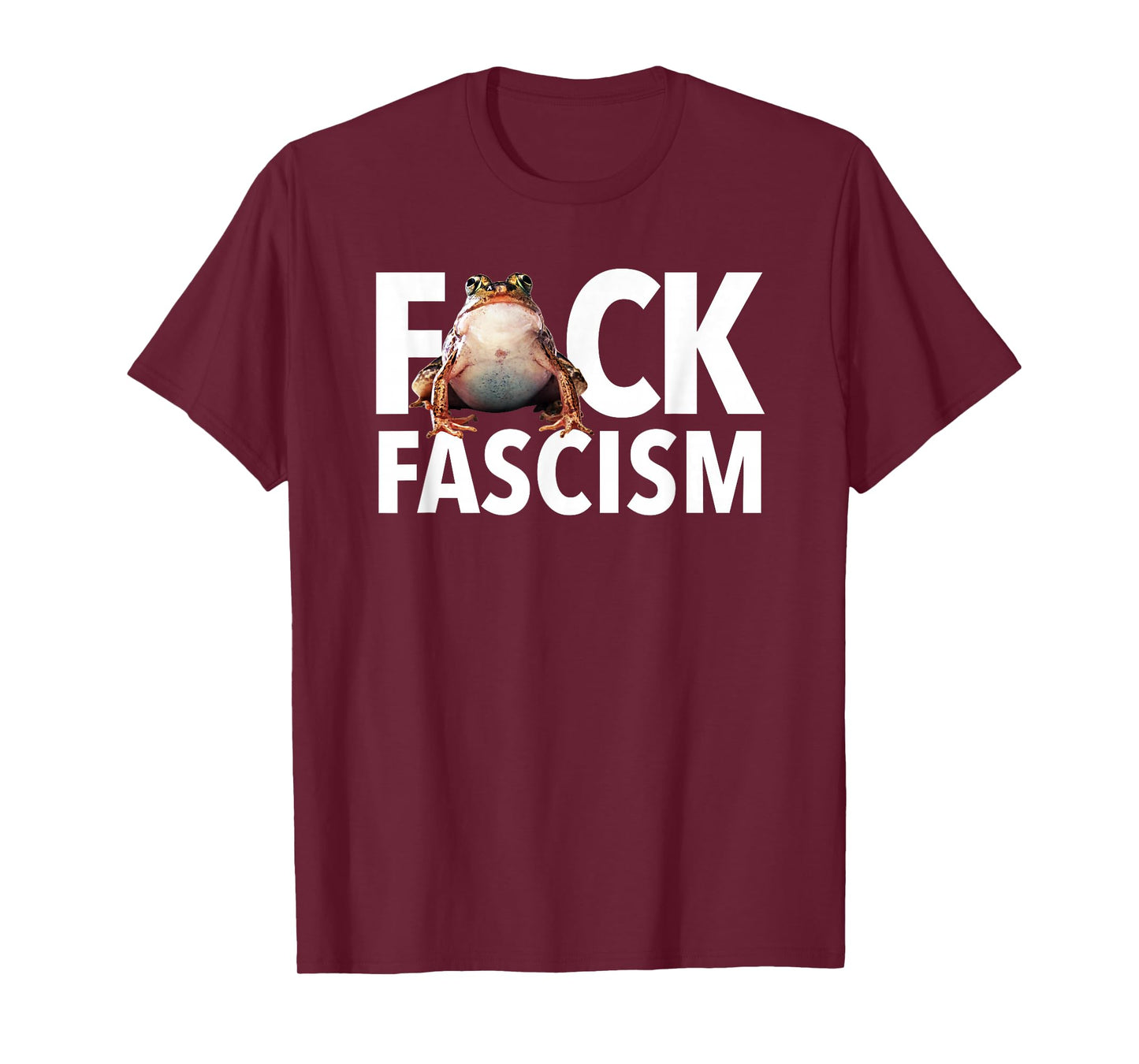 Fuck Fascism - Censored with Portland Frog T-Shirt