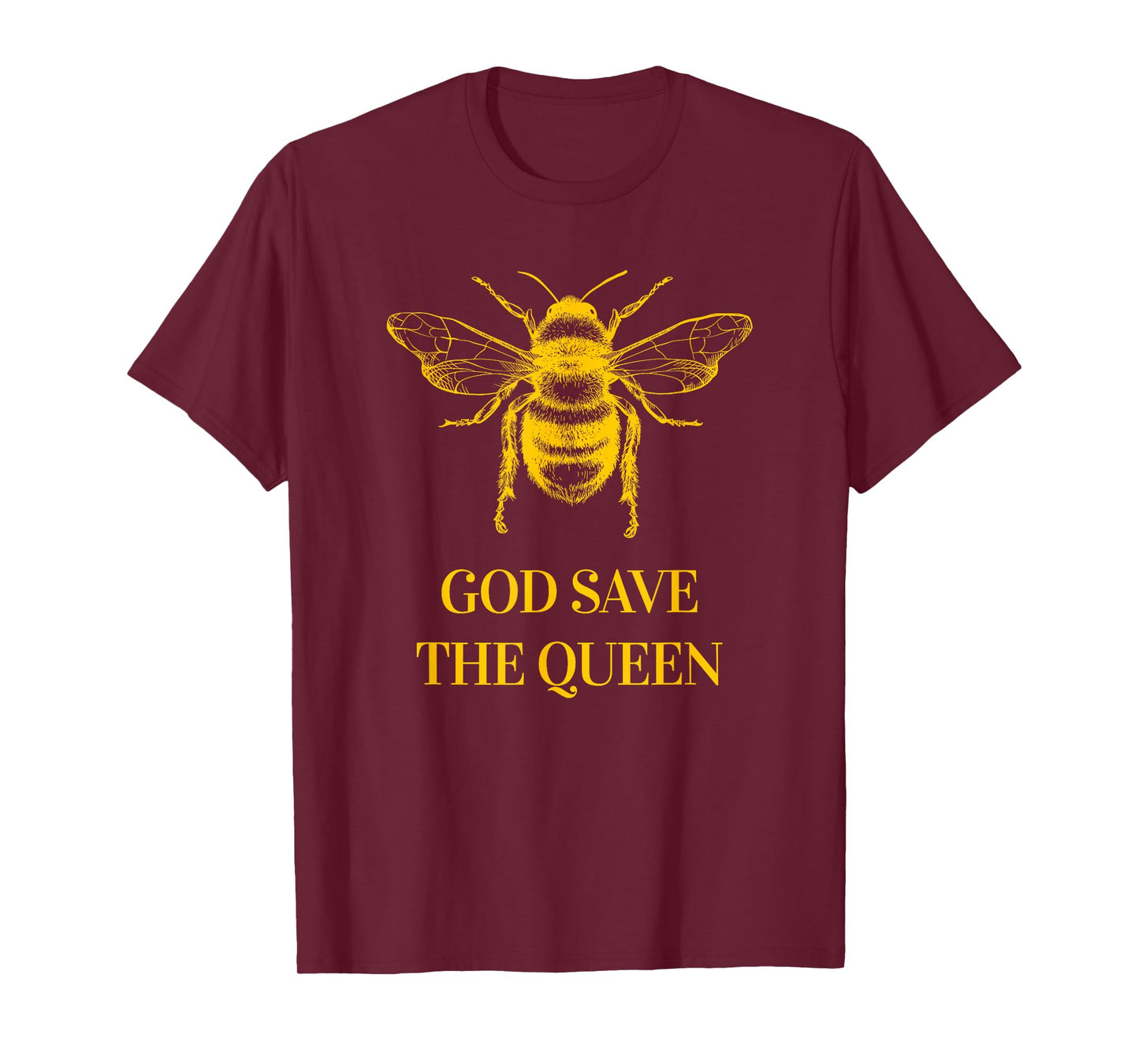God Save The Queen Environmental Beekeeper Bees Apiculture T-Shirt