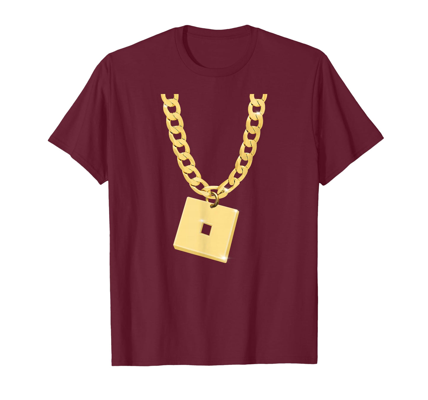 Funny robux chain nad pendant design T-Shirt