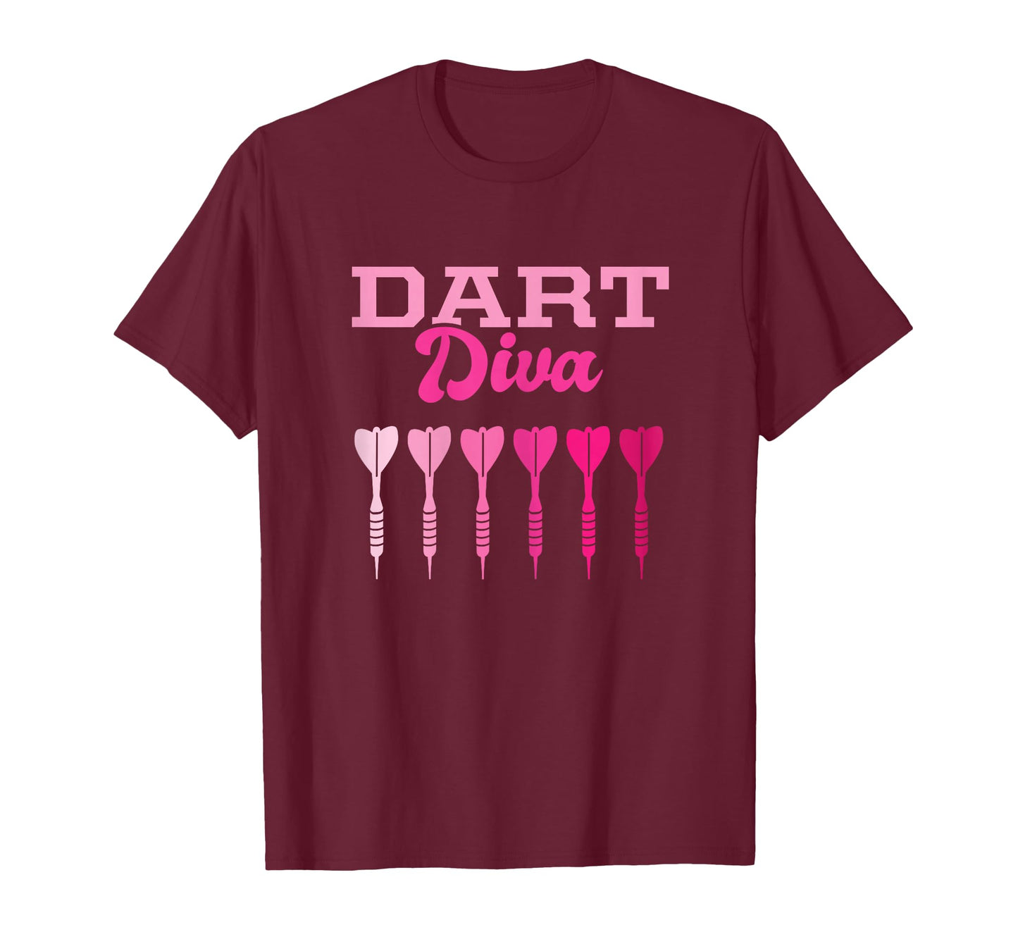 Dart Diva Dart Player Arrow Funny Dart For Women T-Shirt