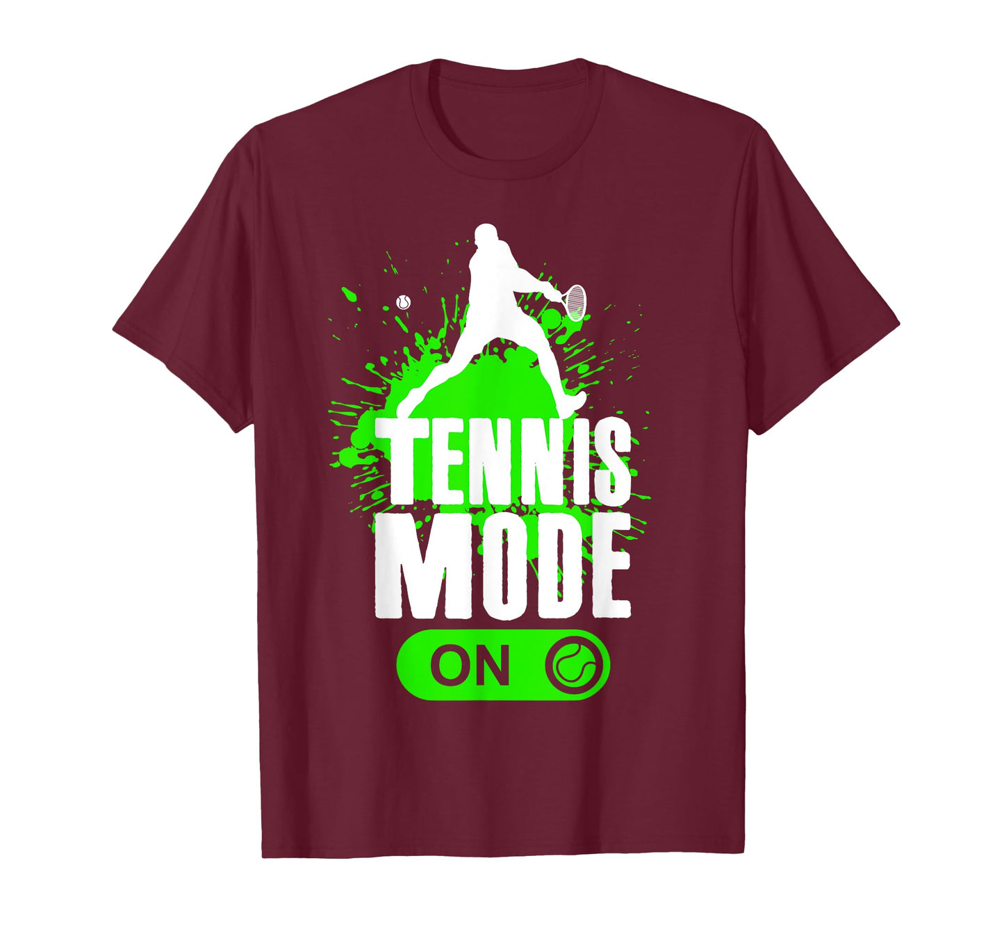 Tennis Mode On Cool Kids Youth Boys Tennis Player Gift T-Shirt